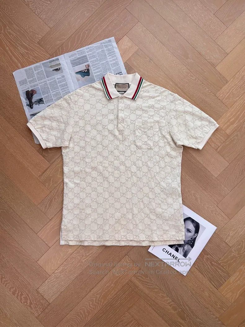 Gucci Logo printed short-sleeved polo shirt