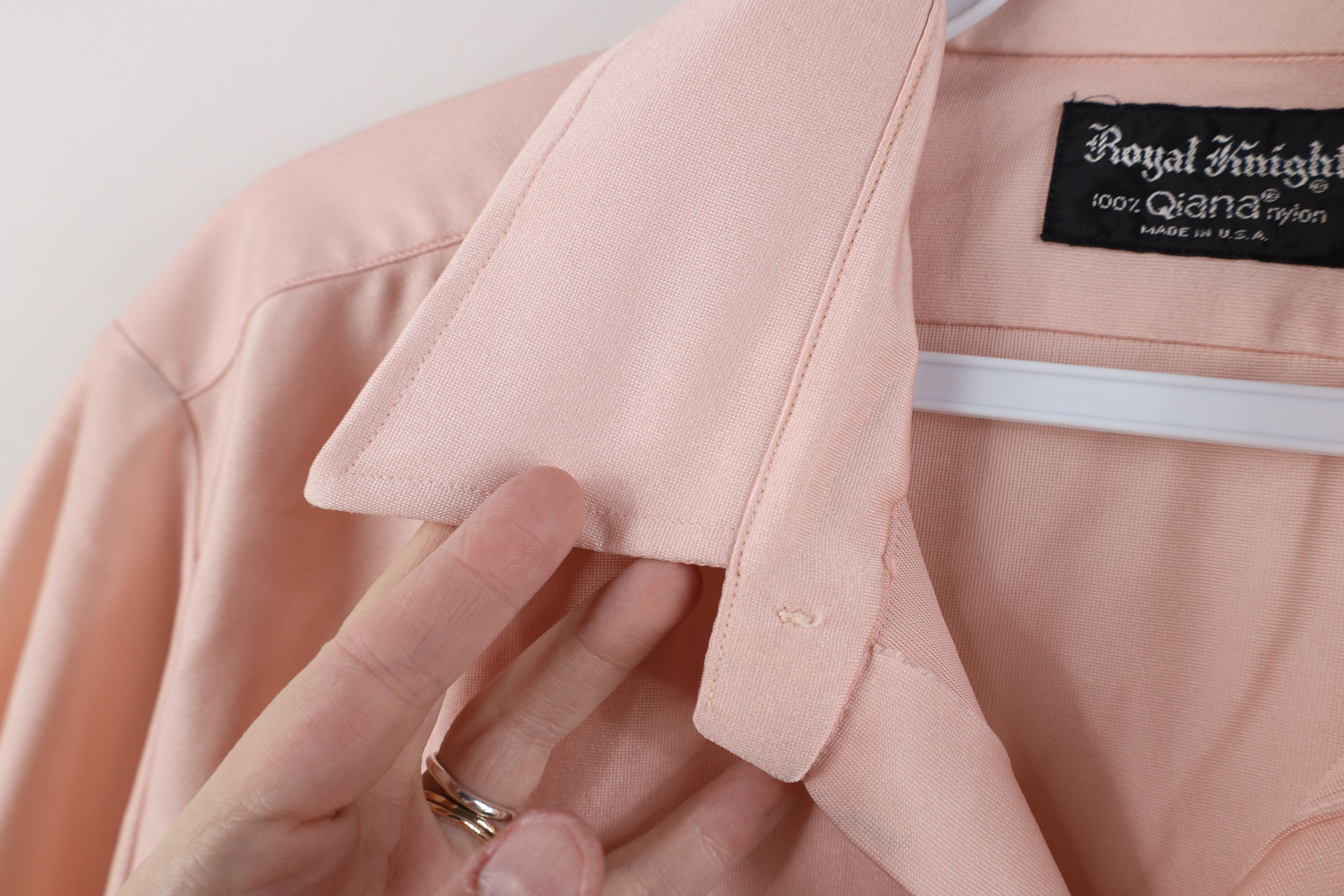 Vintage Vintage 70s Streetwear Short Sleeve Button Shirt Pink USA Size US M / EU 48-50 / 2 - 7 Thumbnail