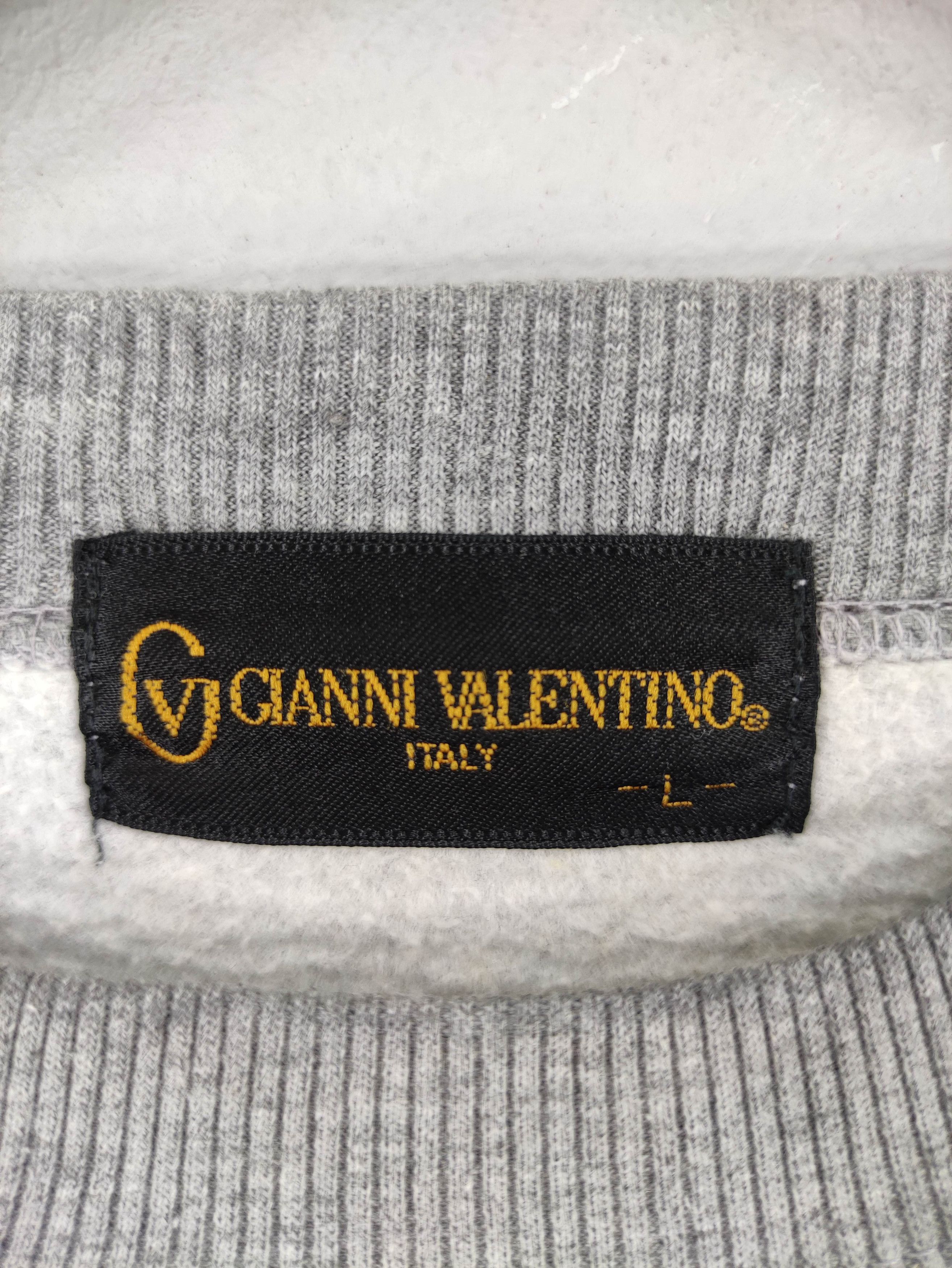 Gianni Valentino Vintage Gianni Valentino Sweatshirt Embroidered Logo Jumper Size US L / EU 52-54 / 3 - 4 Thumbnail