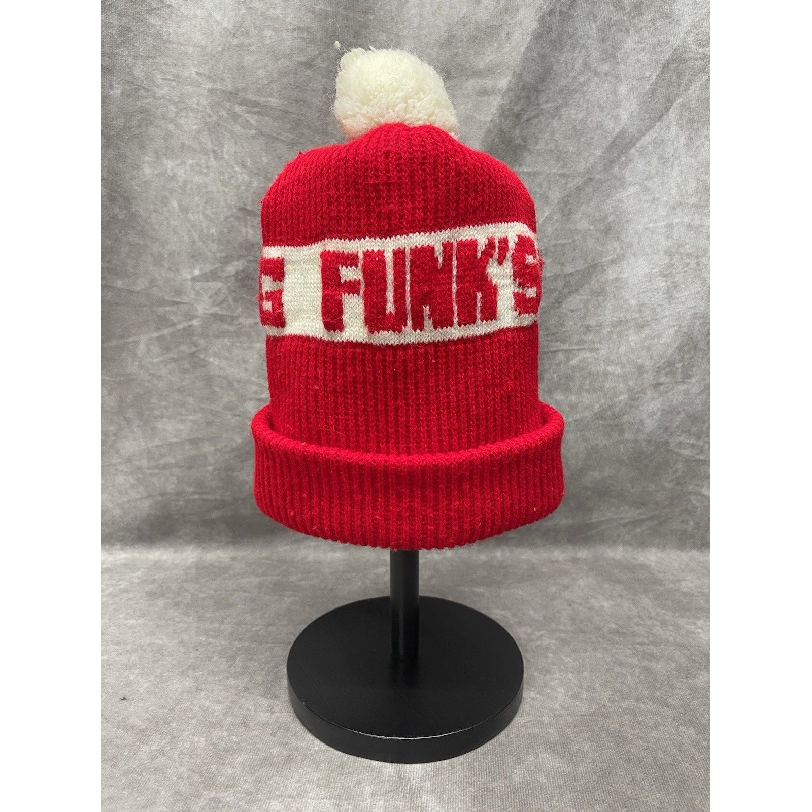 Other Vintage Warren G Rapper G Funk Beanie Hat Red White Pom Pom Size ONE SIZE - 2 Thumbnail