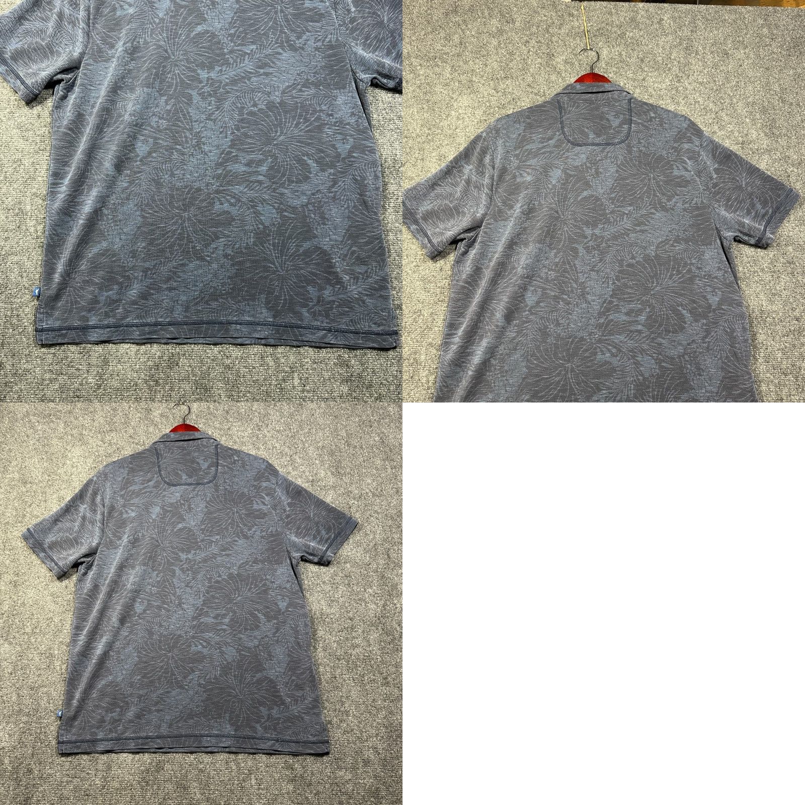 Tommy Bahama Tommy Bahama Polo Shirt Mens Large Short Sleeve Blue Tropical Print Logo Classic Modern Tropical Shirt Mens L Blue Polo Size US L / EU 52-54 / 3 - 8 Thumbnail