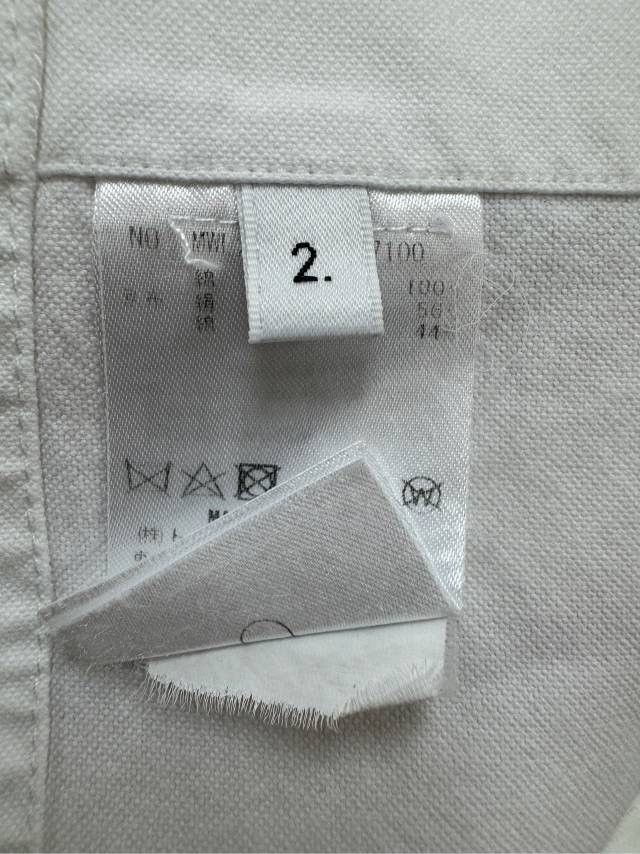 Thom Browne Thom Browne Four-Bar Embroidered Long Sleeve Shirt K26WX Size US M / EU 48-50 / 2 - 6 Thumbnail