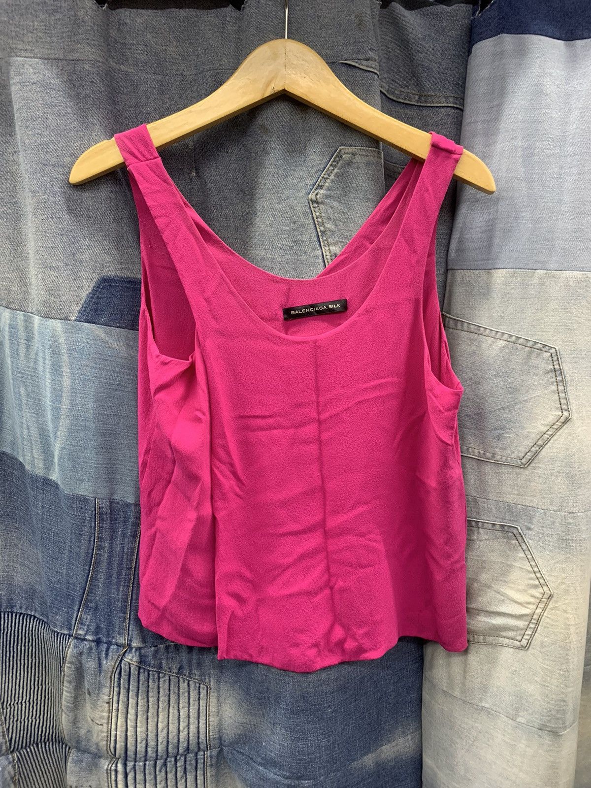 Balenciaga × Designer × Japanese Brand Balenciaga.silk tank top Size S / US 4 / IT 40 - 1 Thumbnail
