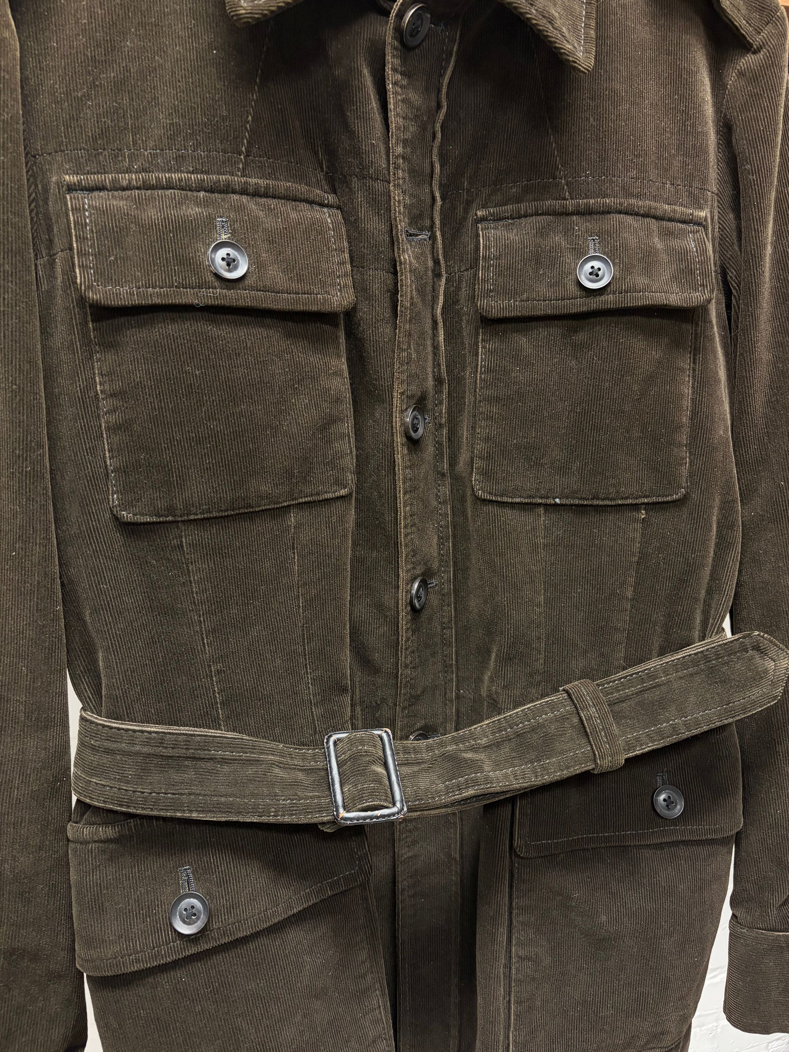 Yohji Yamamoto Vintage Yohji Yamamoto ‘Y’s’ Brown Corduroy Belted Field Jacket Size US M / EU 48-50 / 2 - 2 Thumbnail