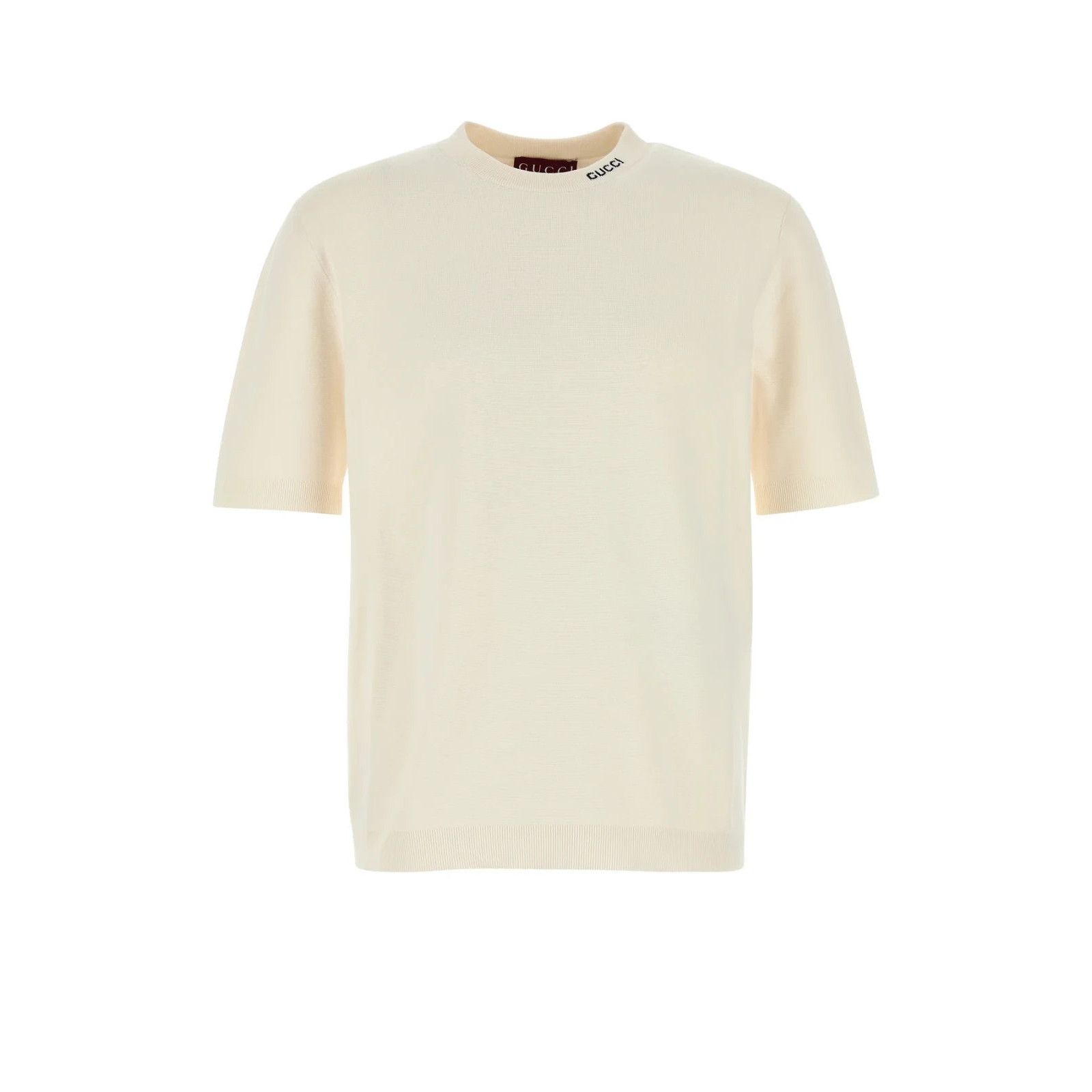 GUCCI White Silk Blend Sweater New And Authentic (Men's size