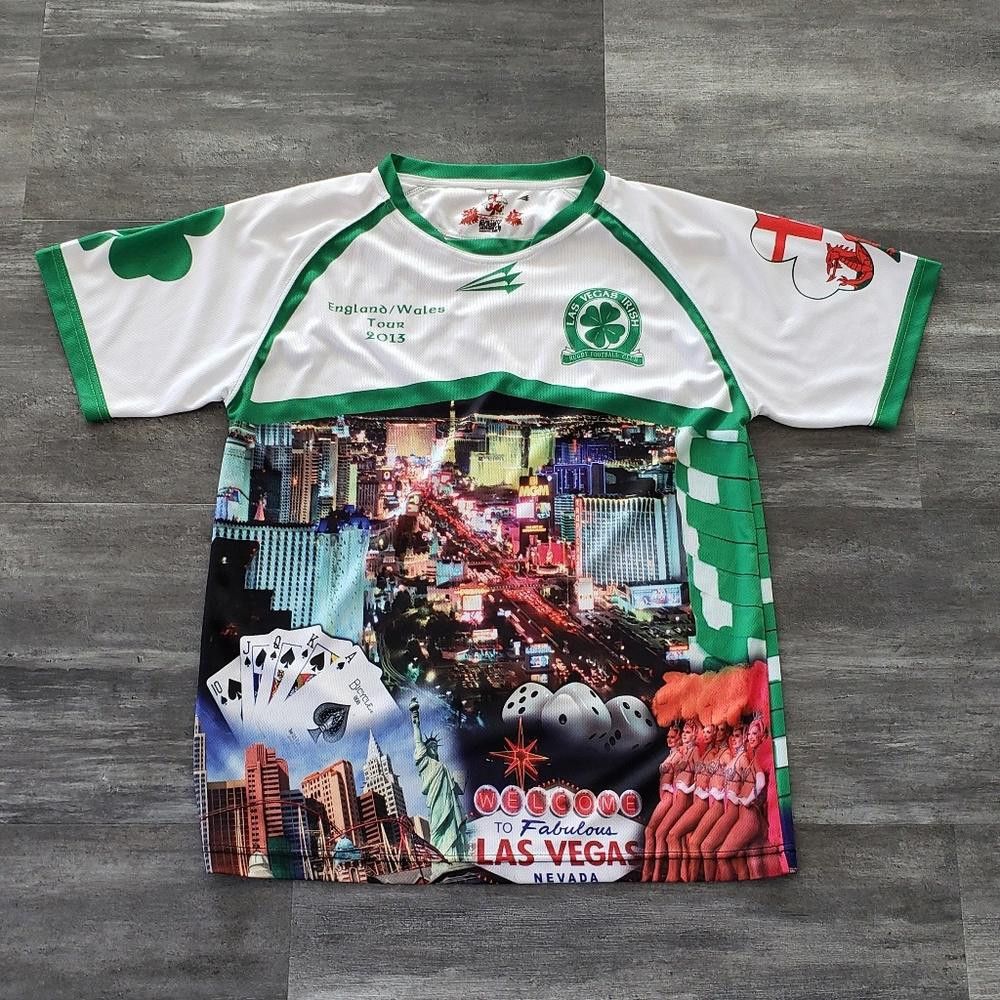 Designer Las Vegas Irish Professional Rugby Tour Jersey Size US L / EU 52-54 / 3 - 1 Thumbnail