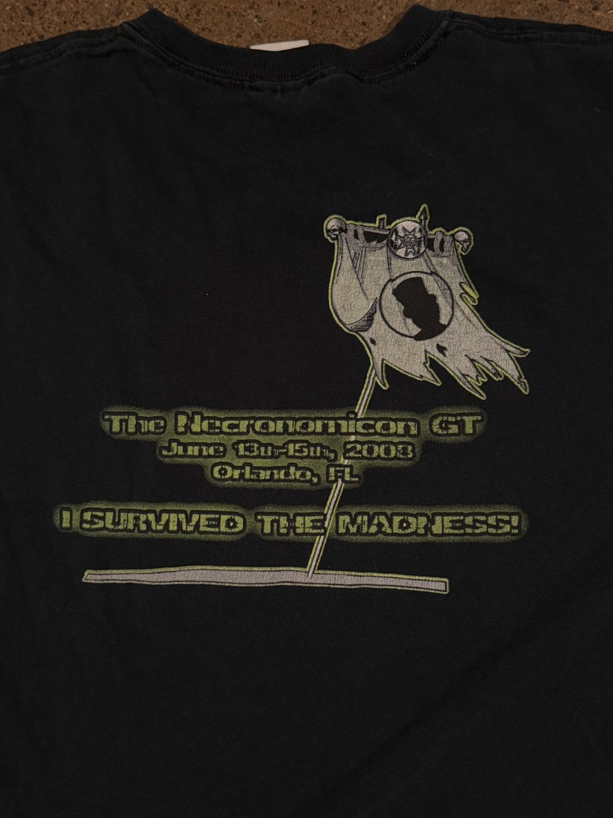 Vintage Y2K 08’ necronomicon GT warlock faded black tee Size US L / EU 52-54 / 3 - 3 Thumbnail