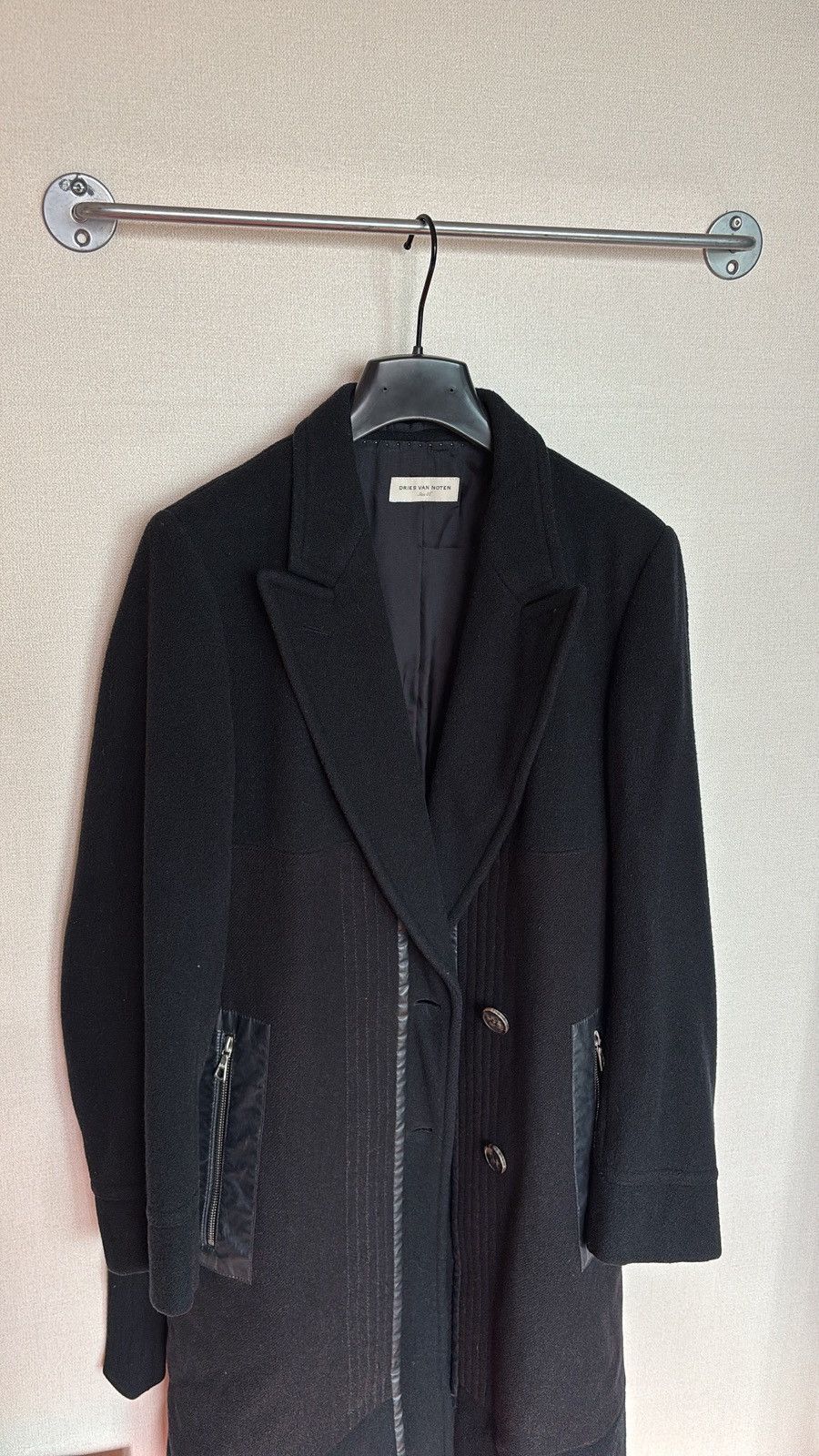 Dries Van Noten Dries Van Noten 2012 Tapered Wool Coat Size XS / US 0-2 / IT 36-38 - 5 Thumbnail