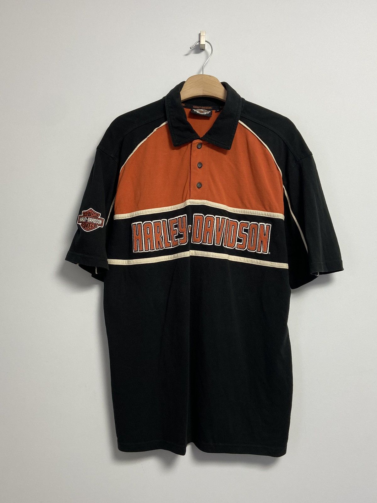 Vintage Vintage Harley Davidson T Shirt Polo Size US M / EU 48-50 / 2 - 1 Thumbnail