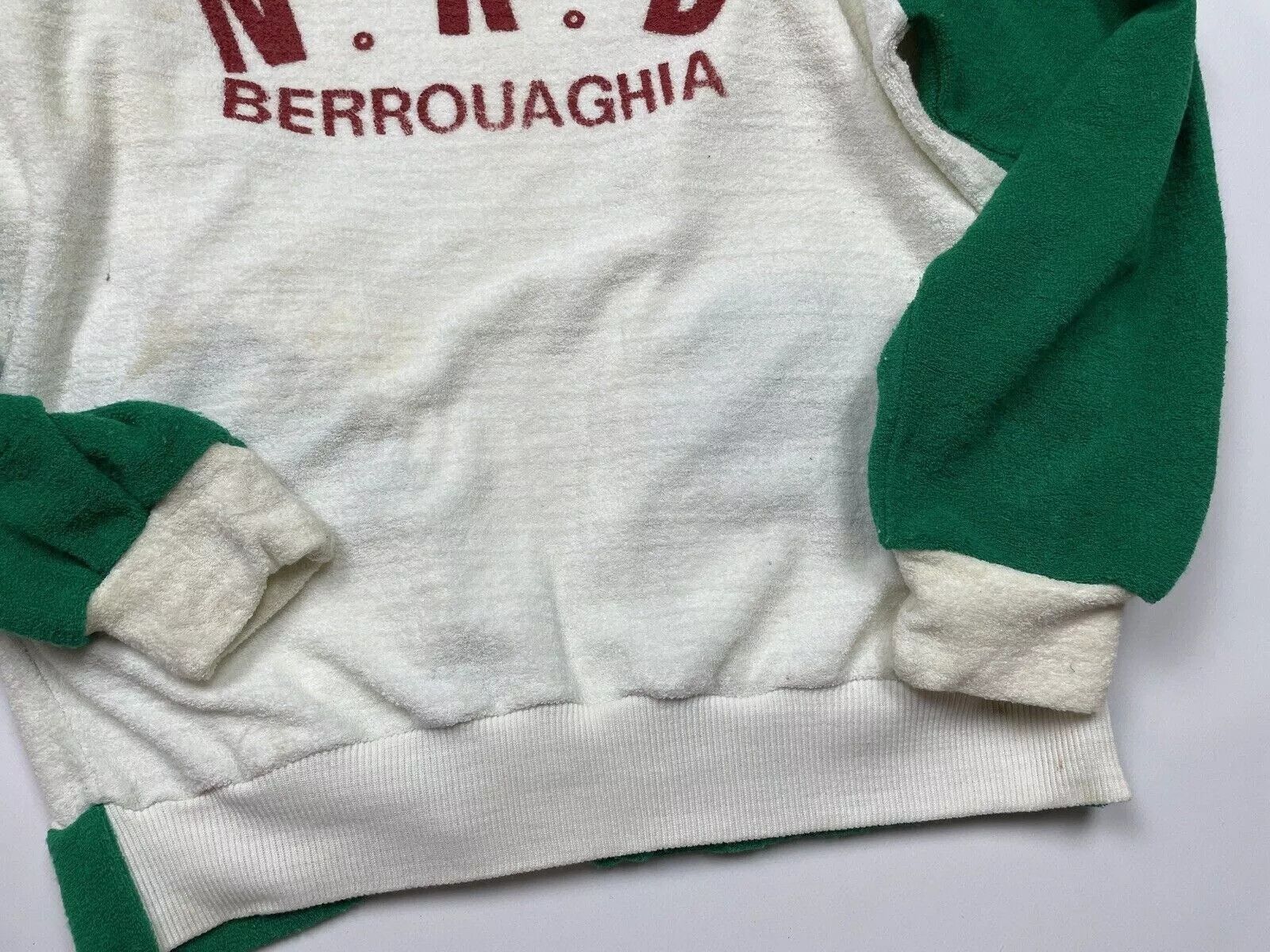 Vintage VINTAGE N.R.B BERROUAGHIA ES 1980s ALGERIA JACKET SOCCER Size US M / EU 48-50 / 2 - 9 Thumbnail