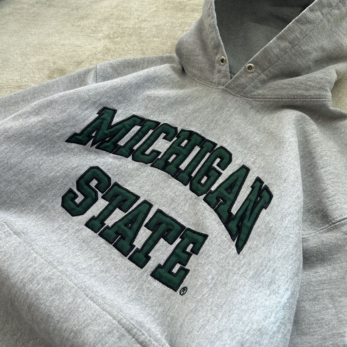 Steve And Barrys Vintage Michigan State Hoodie Size US M / EU 48-50 / 2 - 4 Thumbnail