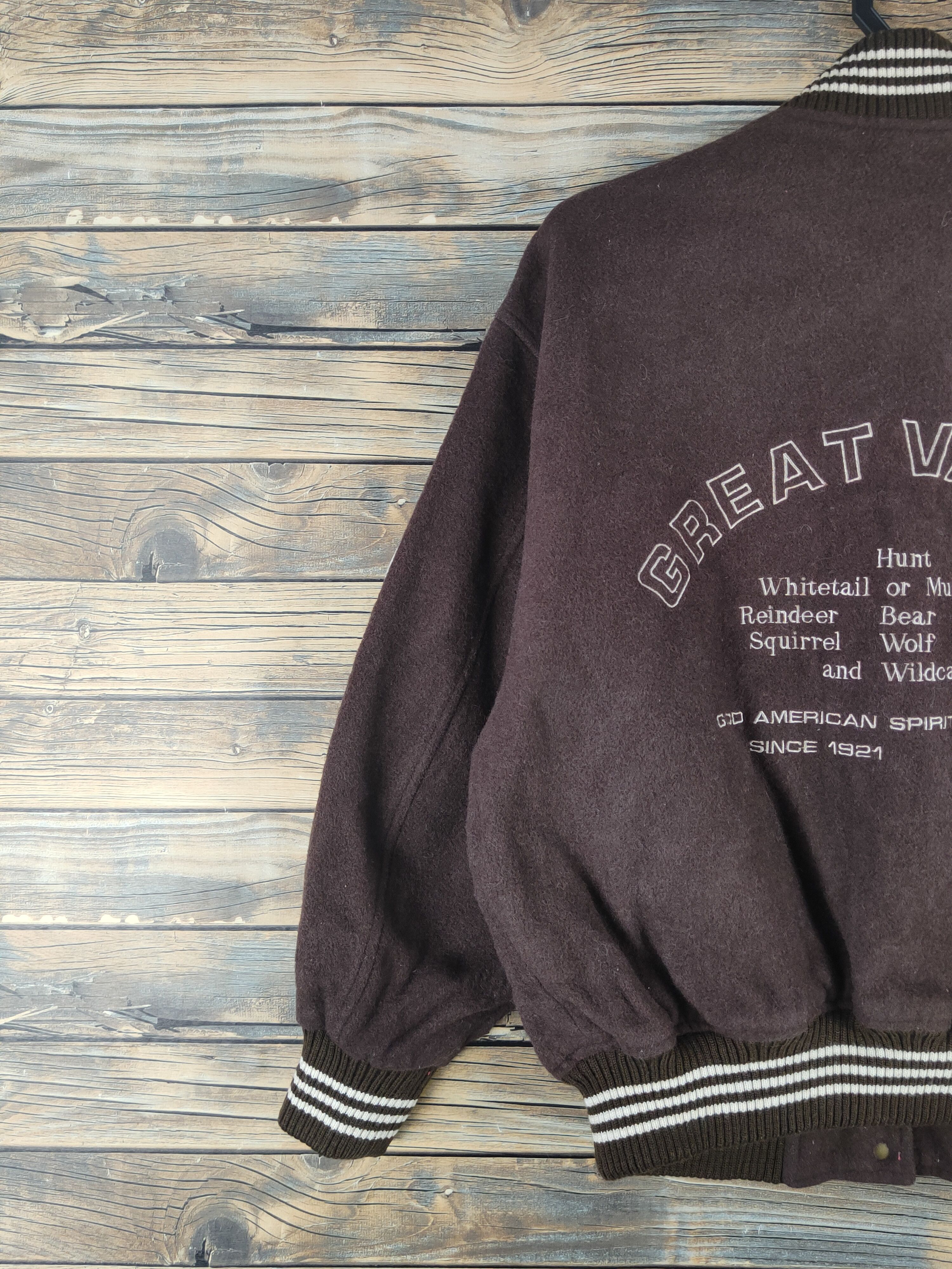 McGregor DL McGregor Brown Wool Varsity Jackets #1689 Size US M / EU 48-50 / 2 - 11 Thumbnail