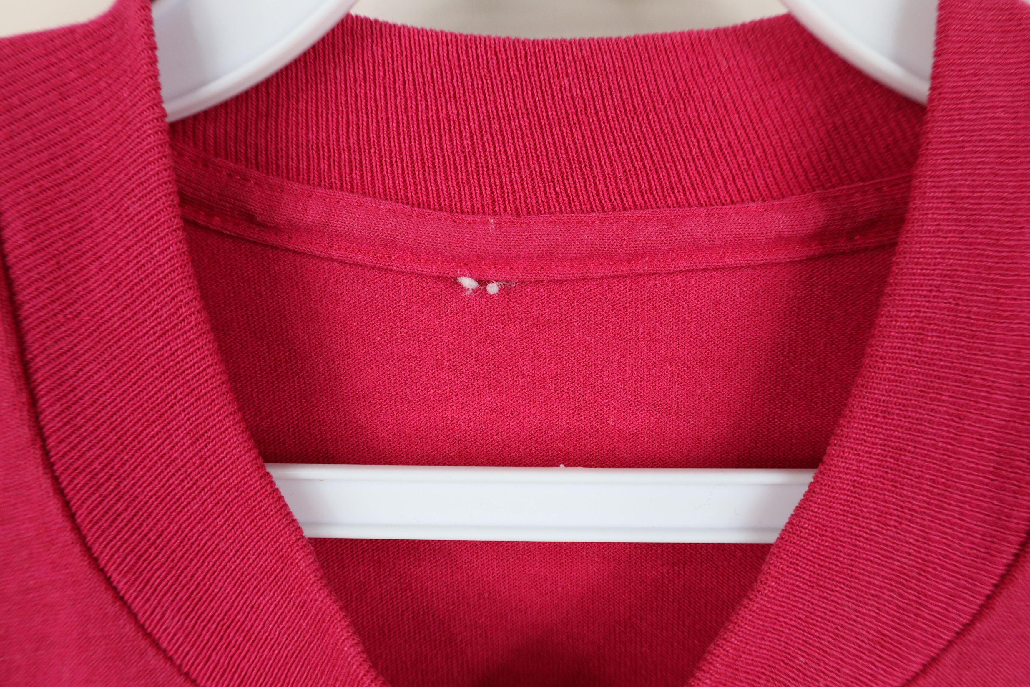 Vintage Vintage 90s Streetwear Short Sleeve T-Shirt Pink Cotton Size US XXL / EU 58 / 5 - 4 Thumbnail