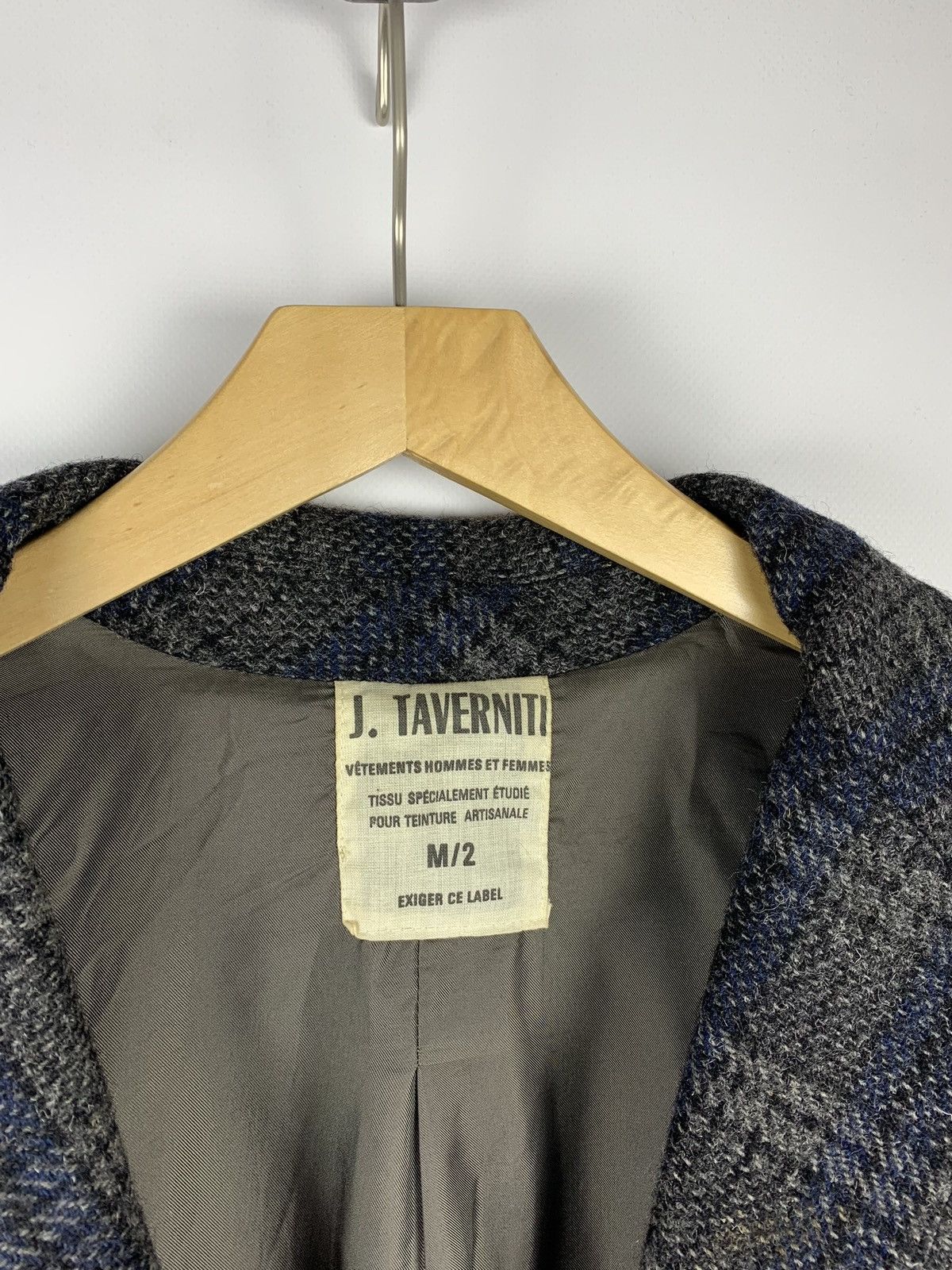 Other Vintage J. Taverniti Avant Garde Men’s Wool Blazer Jacket Size US M / EU 48-50 / 2 - 4 Thumbnail