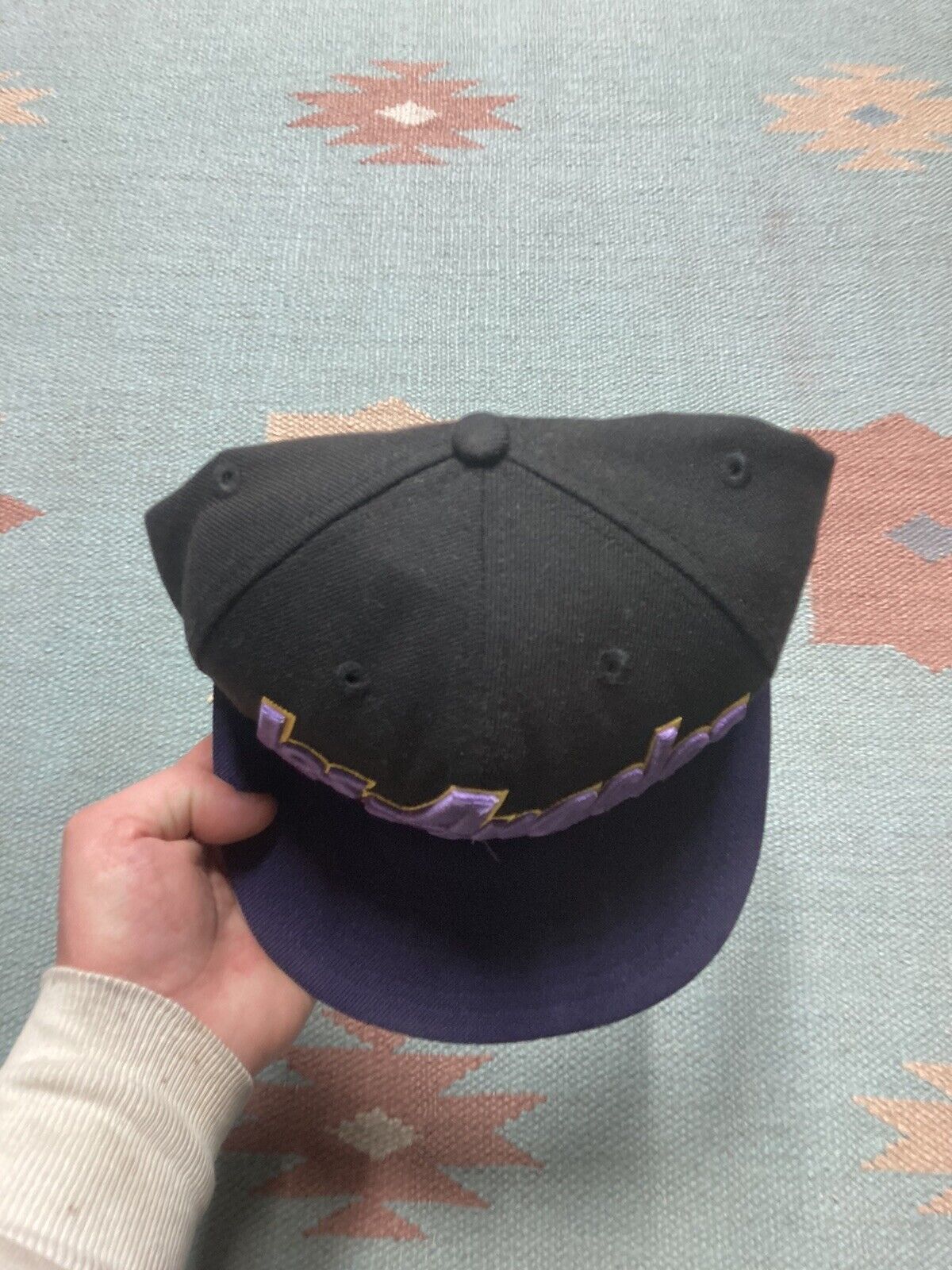 Mitchell & Ness × Vintage Mitchell Ness hat Los Angeles lakers hardwood classics wool Size ONE SIZE - 3 Thumbnail