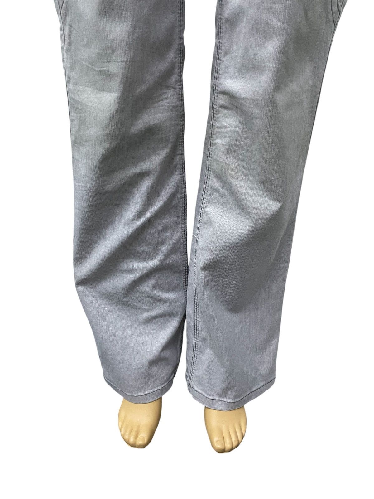 BUFFALO BOBS × Nicole Club × Shellac Nicole Club Smokey Gray Bush Pocket Flared Denim Pants Size US 32 / EU 48 - 6 Thumbnail