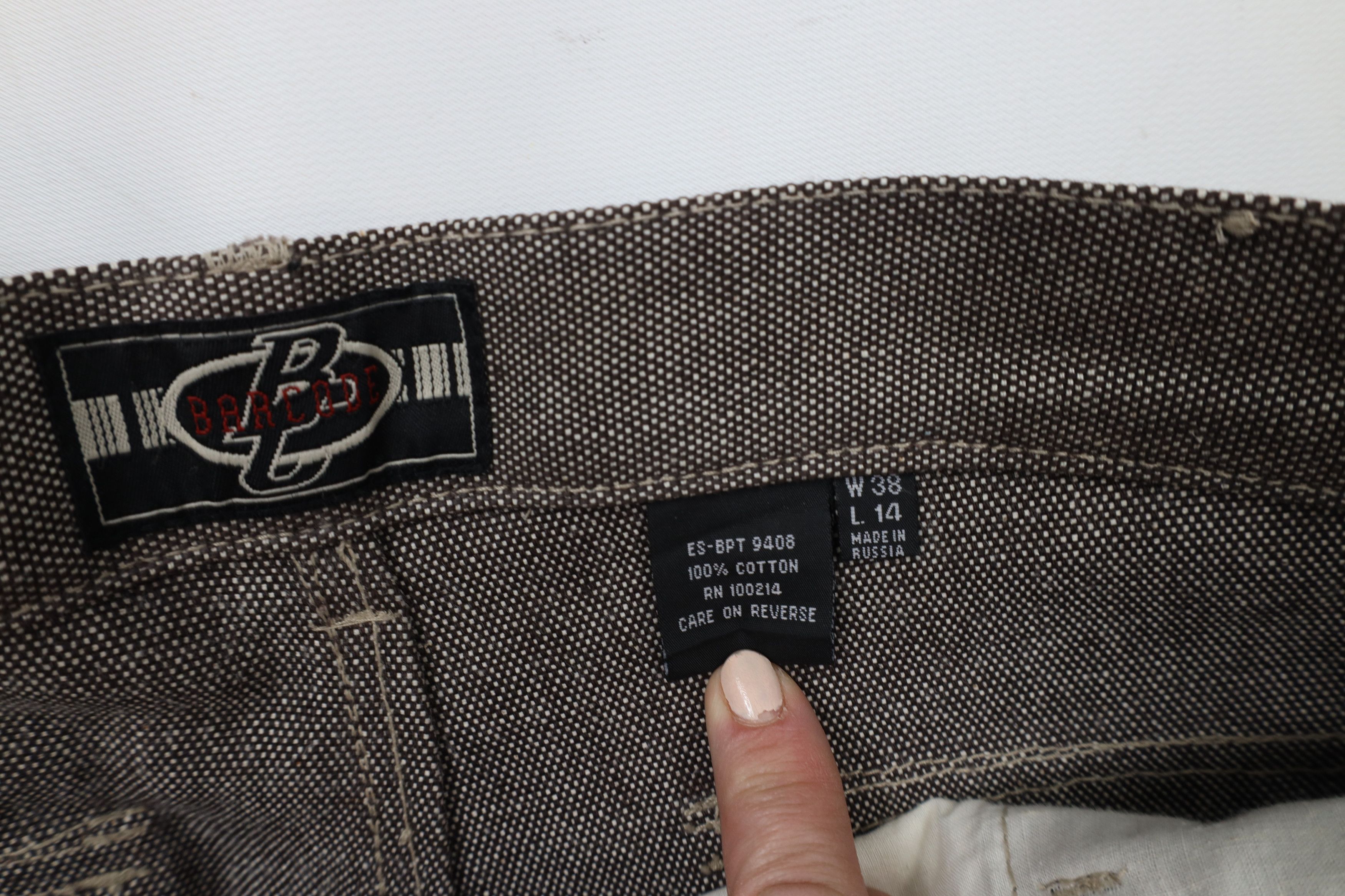 Vintage Deadstock Vintage 90s Y2K Streetwear Cargo Shorts Cotton Size US 38 / EU 54 - 7 Thumbnail