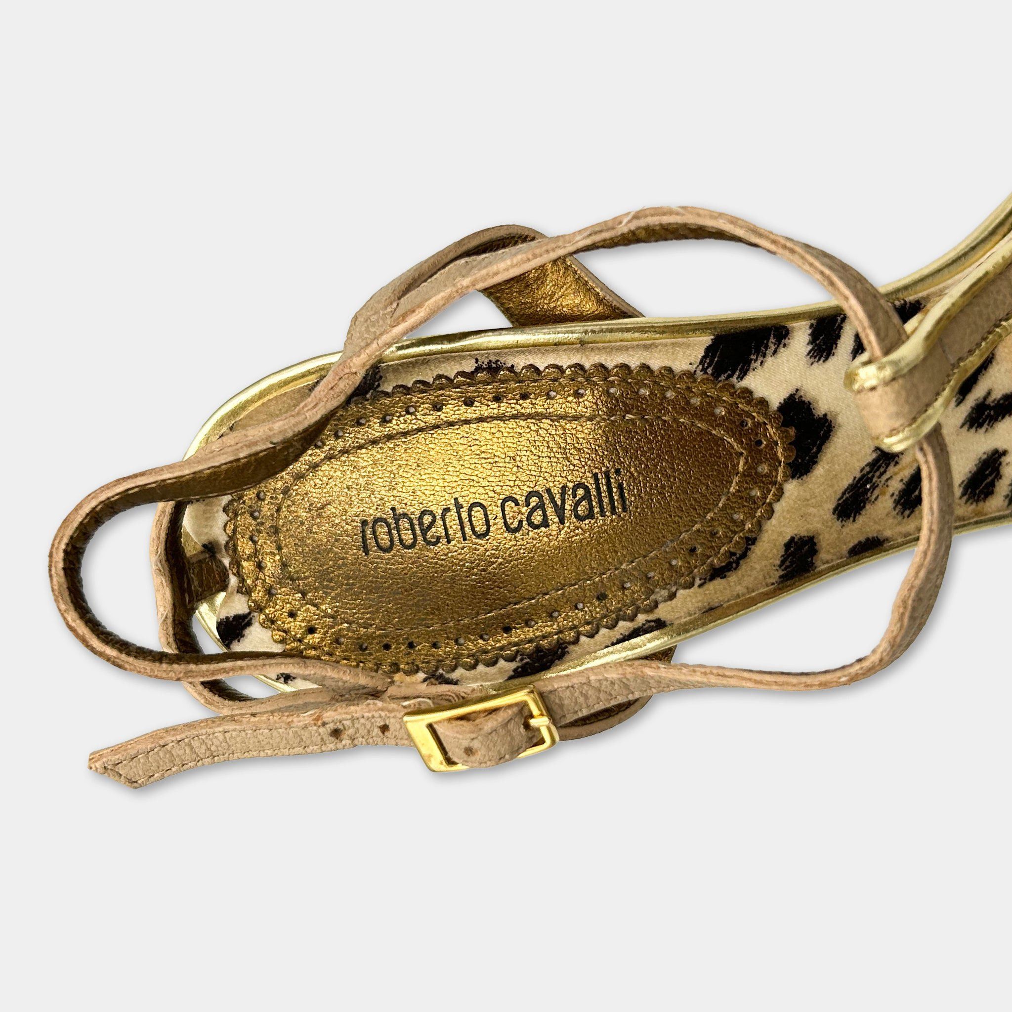 Just Cavalli Just Cavalli Cheetah Print Heels Size US 7 / IT 37 - 5 Thumbnail