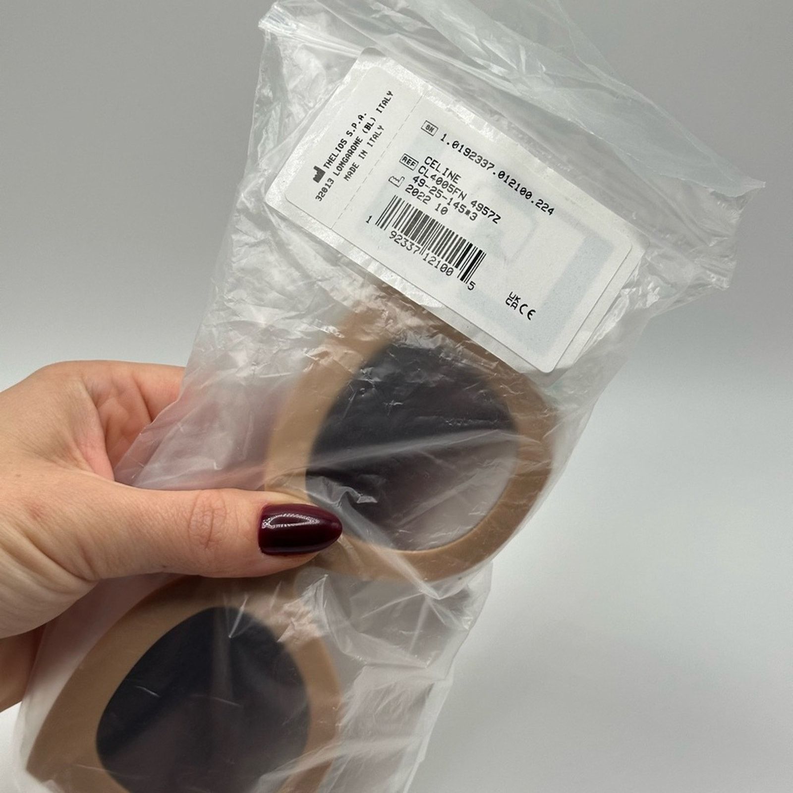 Celine NEW CELINE Sunglasses CL4005FN 4957Z Beige/Violet Gradient Size ONE SIZE - 10 Thumbnail