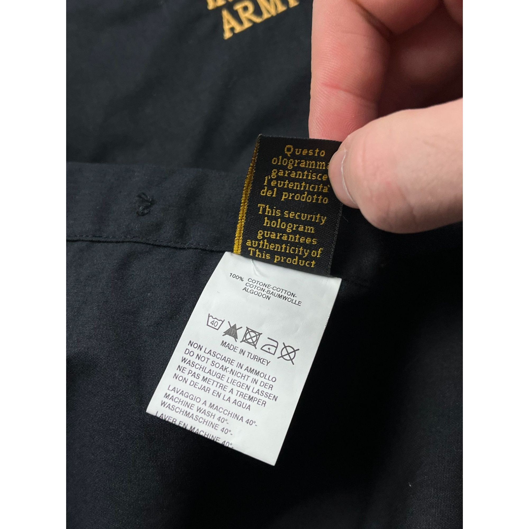 La Martina × Vintage La Martina Mens Black Long-Sleeve Polo Shirt Size US M / EU 48-50 / 2 - 4 Thumbnail