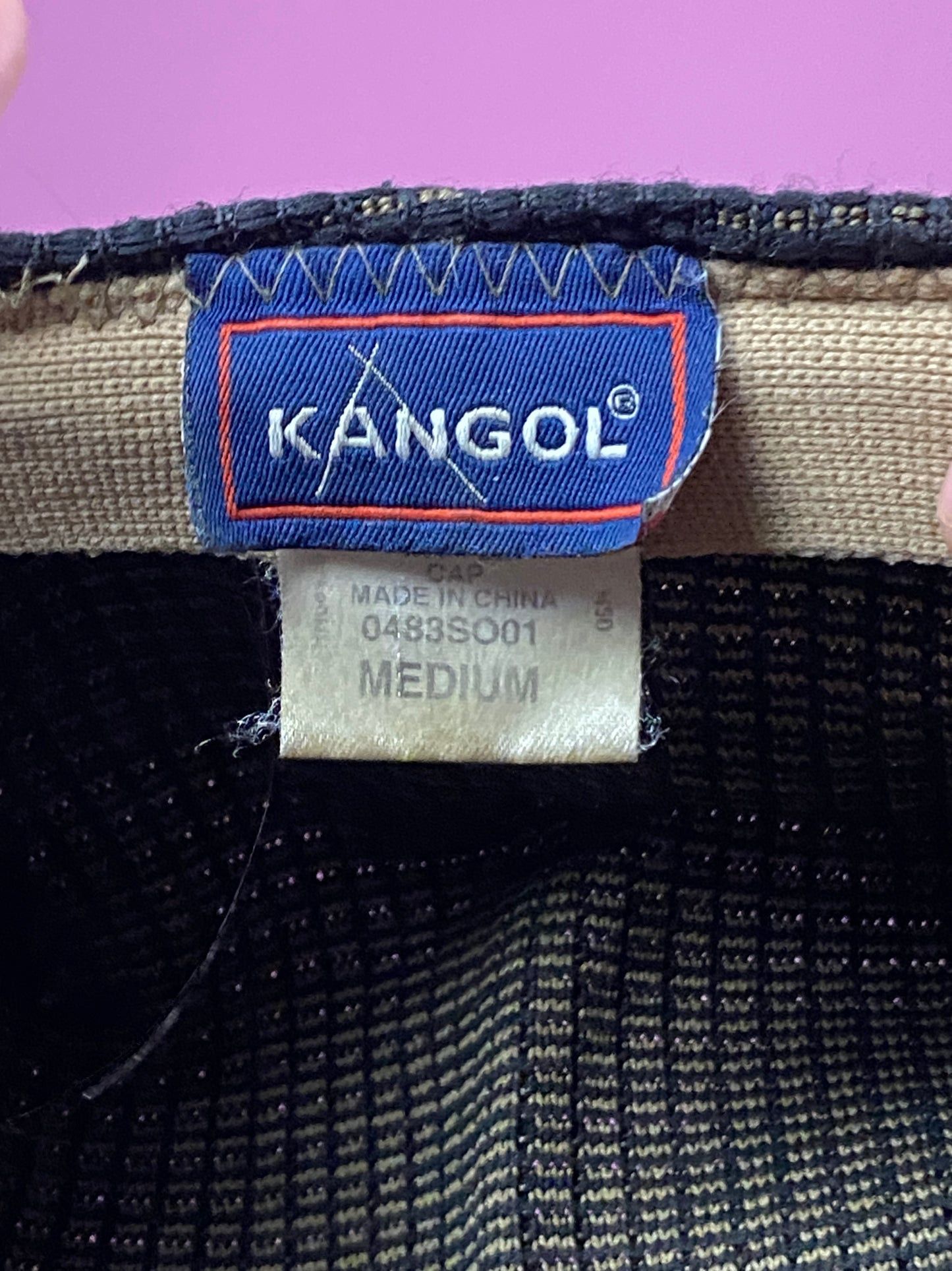 Kangol × Vintage 90s Kangol Logo Vintage Flat Cap - M Brow Polyester Blend Size ONE SIZE - 8 Thumbnail