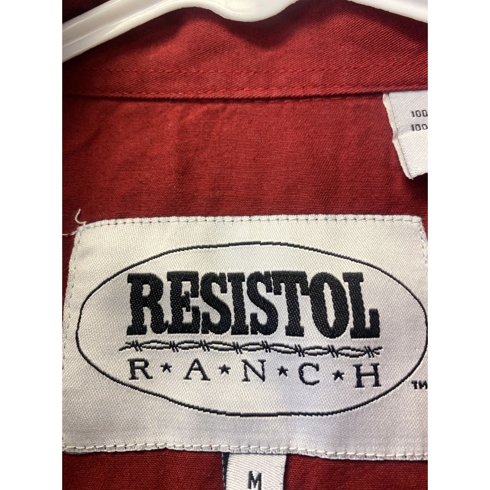 Vintage Resistol Men's Shirt Embroidered Rodeo Gear Red Long Sleeve M Western /103-39 Size US M / EU 48-50 / 2 - 5 Thumbnail