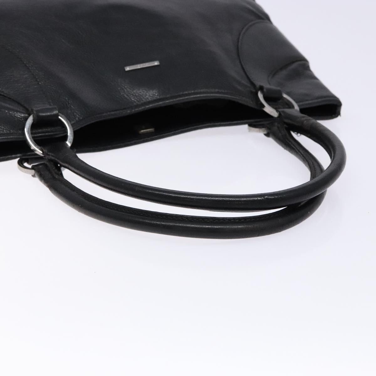Gucci GUCCI Tote Bag Leather Black Silver Size ONE SIZE - 7 Thumbnail