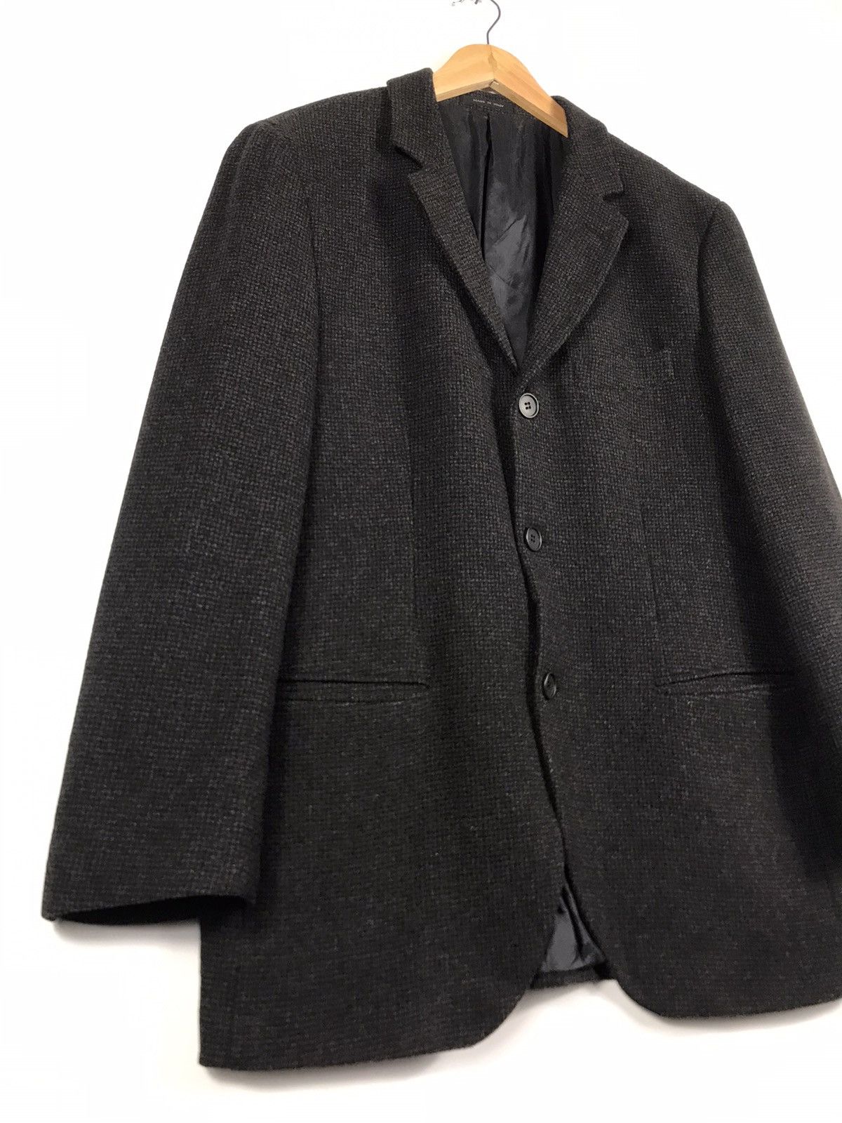 Emporio Armani 🔥Emporio Armani Wool Tweed Single Breast Coat Size 50R - 2 Thumbnail