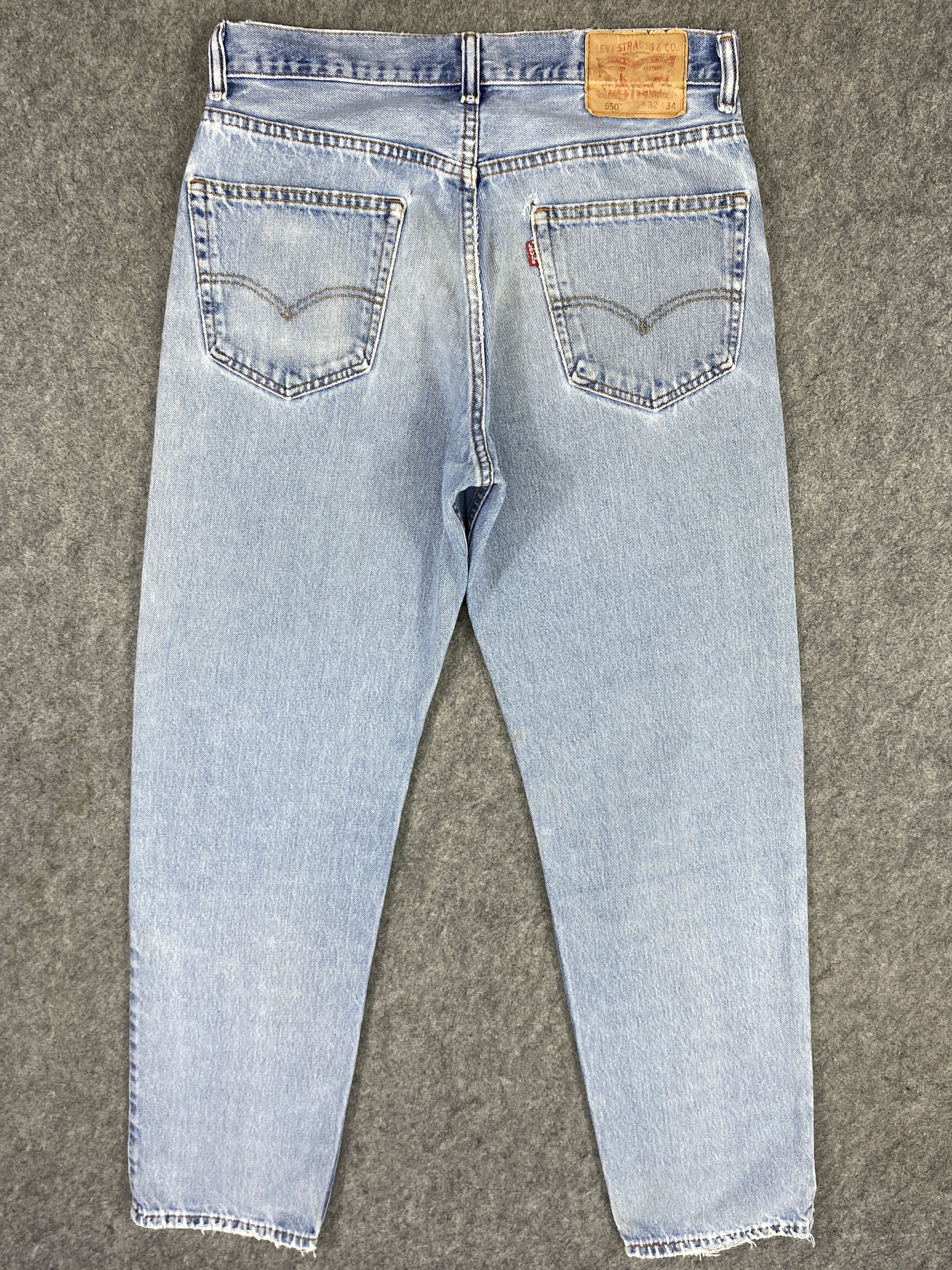 Levi's Light Blue Wash Vintage Levi's 550 31x33.5 Denim -JN1995 Size US 31 - 2 Thumbnail