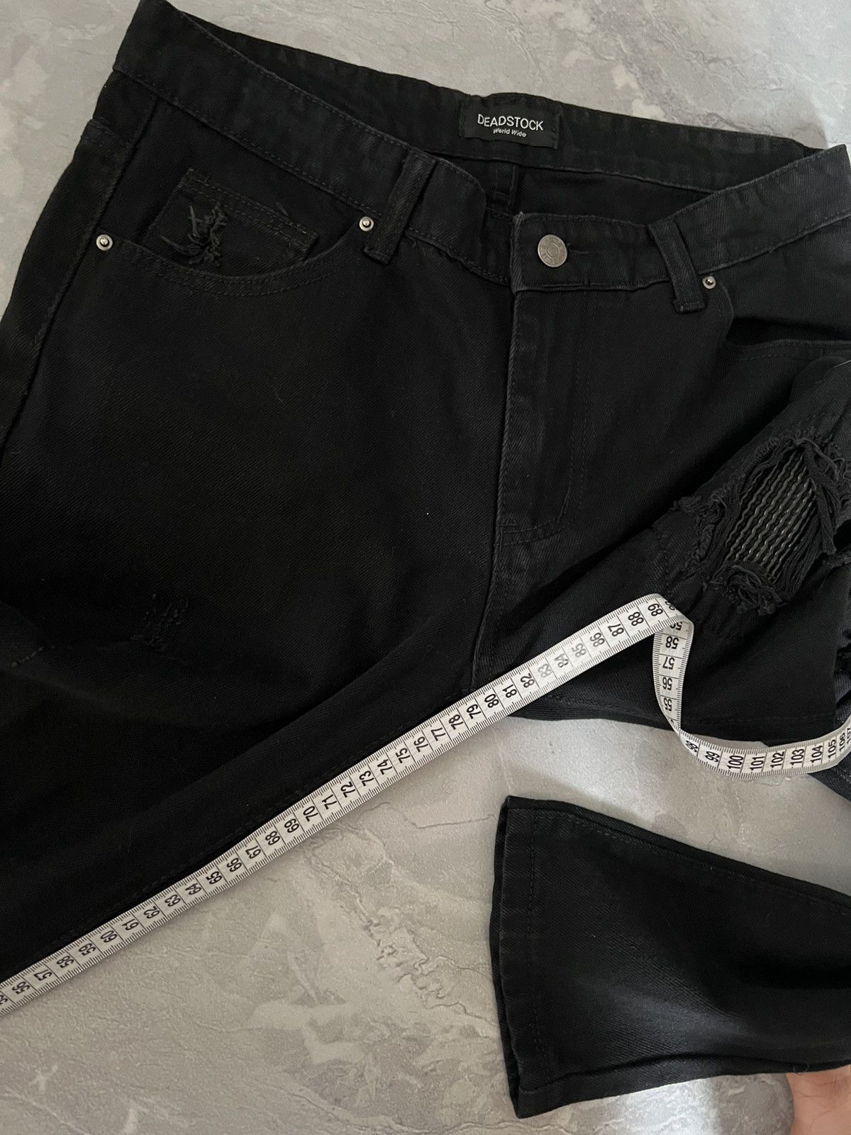 Vintage Rare Vintage Slim Denim Jeans — Glam Streetwear Style Swag Size US 33 - 8 Thumbnail