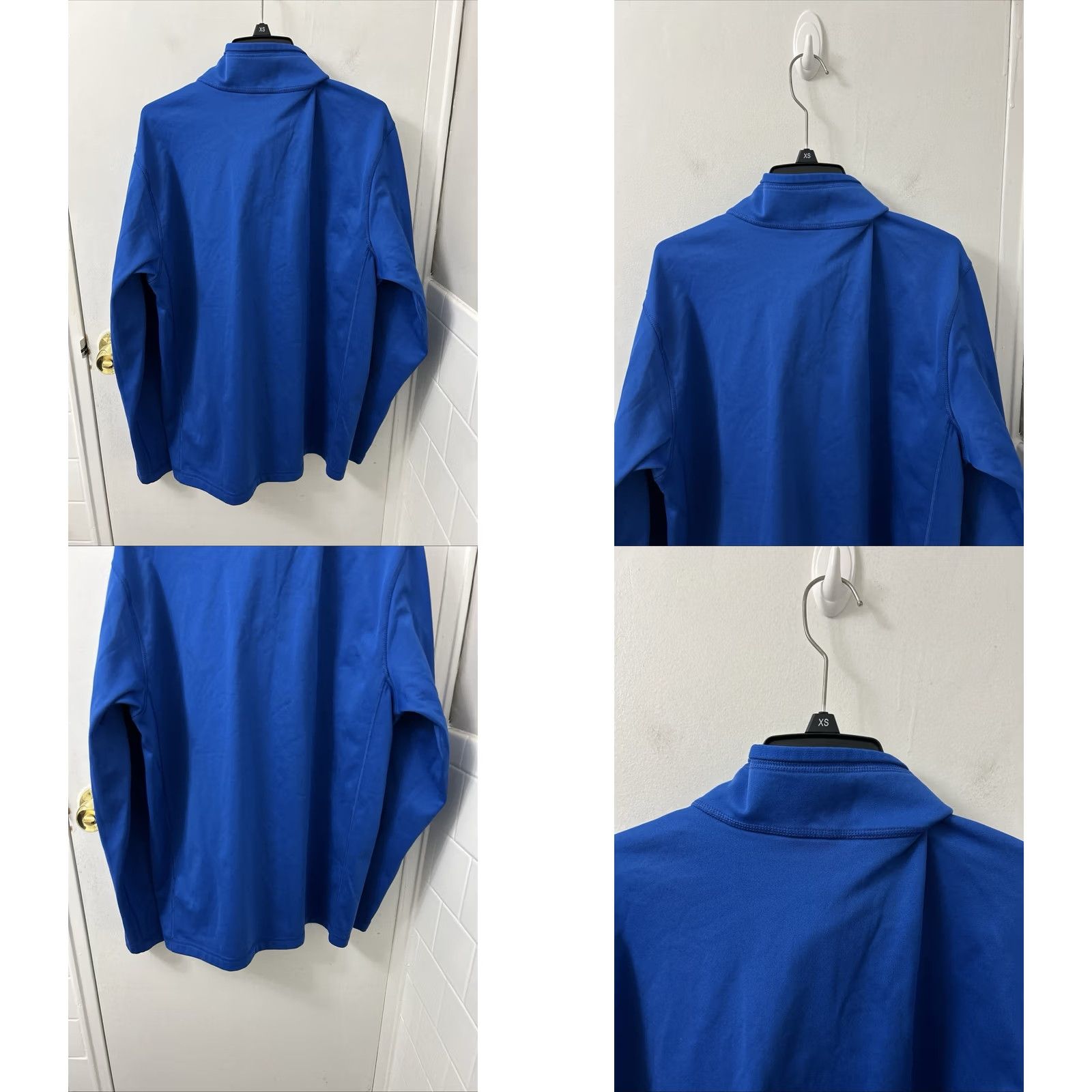 The North Face The North Face 1/4 Zip Mens Size Large Blue Pullover Sweatshirt Long Sleeve Size US L / EU 52-54 / 3 - 8 Thumbnail