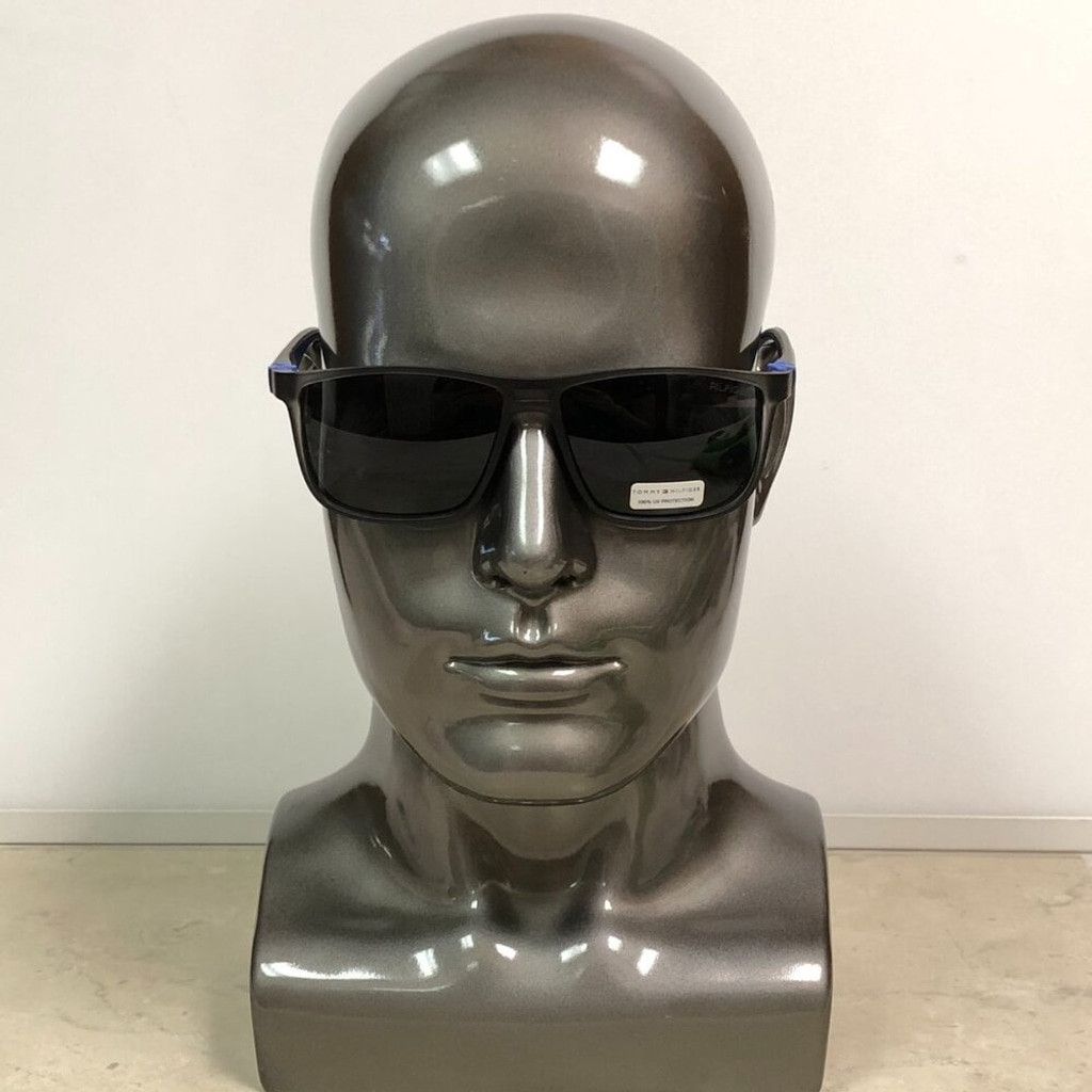 Tommy Hilfiger Tommy Hilfiger Blue & Gray Square Frame Sunglasses Size ONE SIZE - 1 Thumbnail