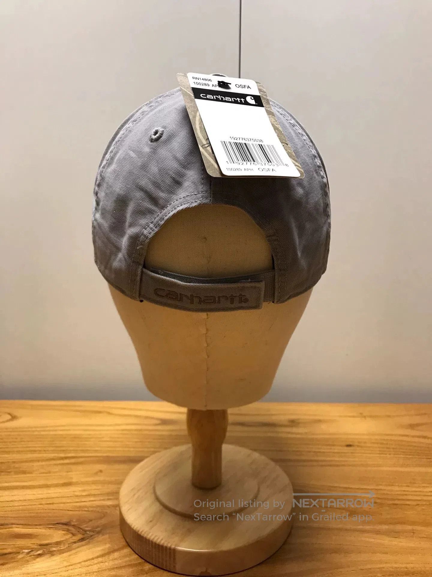 Carhartt Carhartt 100289 Asphalt Gray Baseball Cap. Size ONE SIZE - 3 Thumbnail
