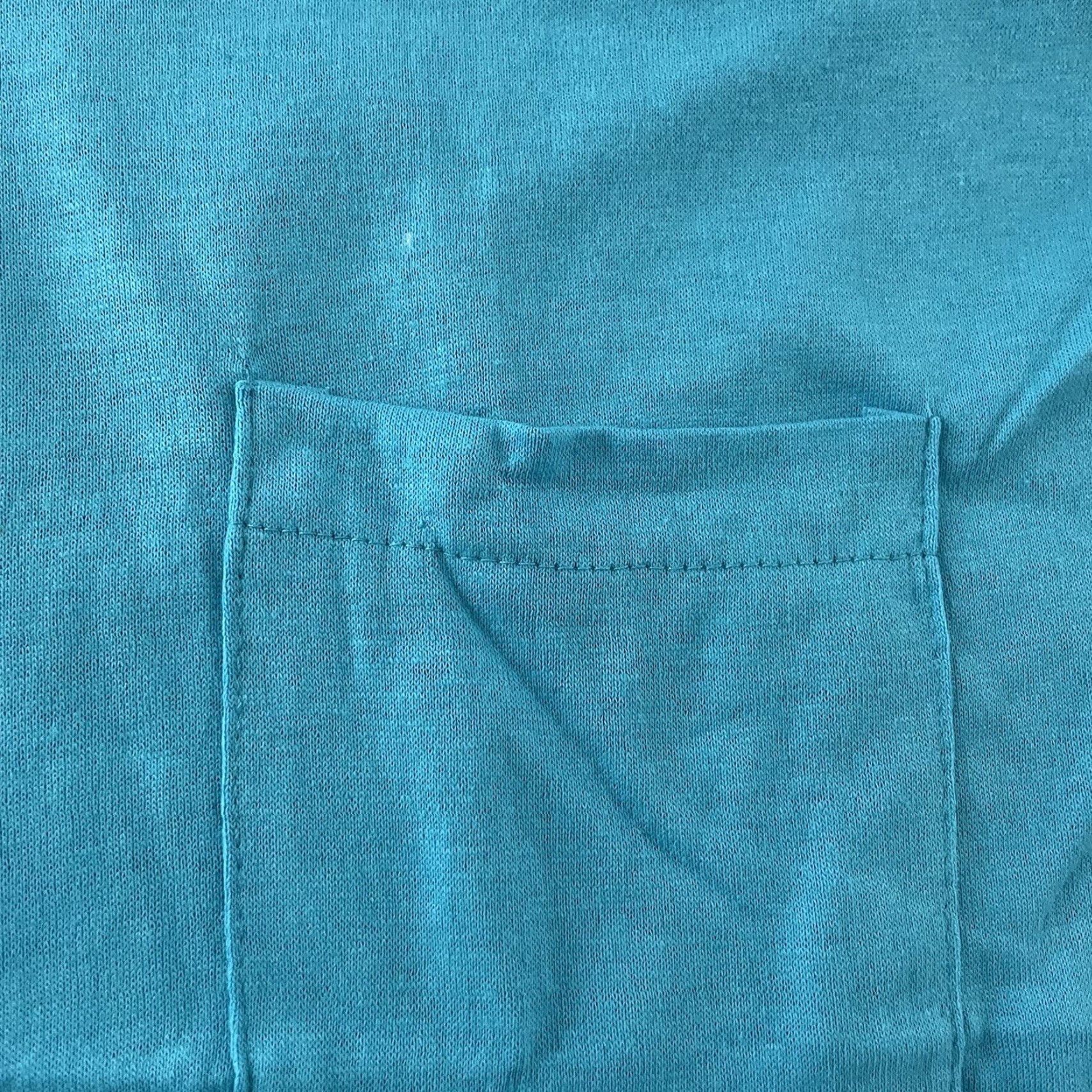 Vintage VINTAGE Pocket T-Shirt Short Sleeve Men Large Blue with Pockets Shirt Size US L / EU 52-54 / 3 - 3 Thumbnail