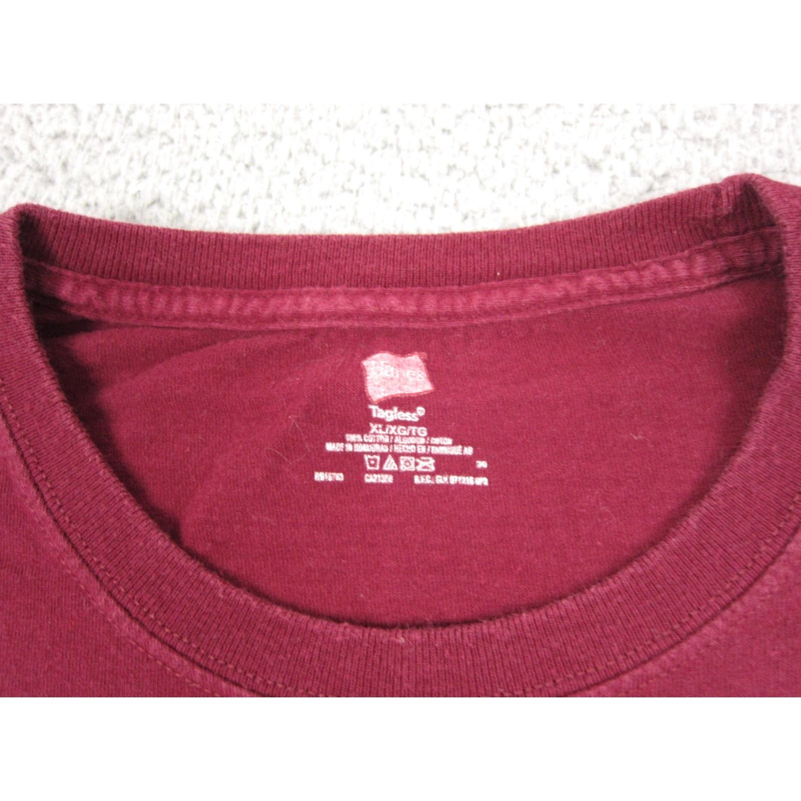 Hanes VINTAGE Hanes Shirt Mens XL Red Birds Crew Neck Short Sleeve T-Shirt 80s Classic School Leisure Collection Size US XL / EU 56 / 4 - 4 Thumbnail