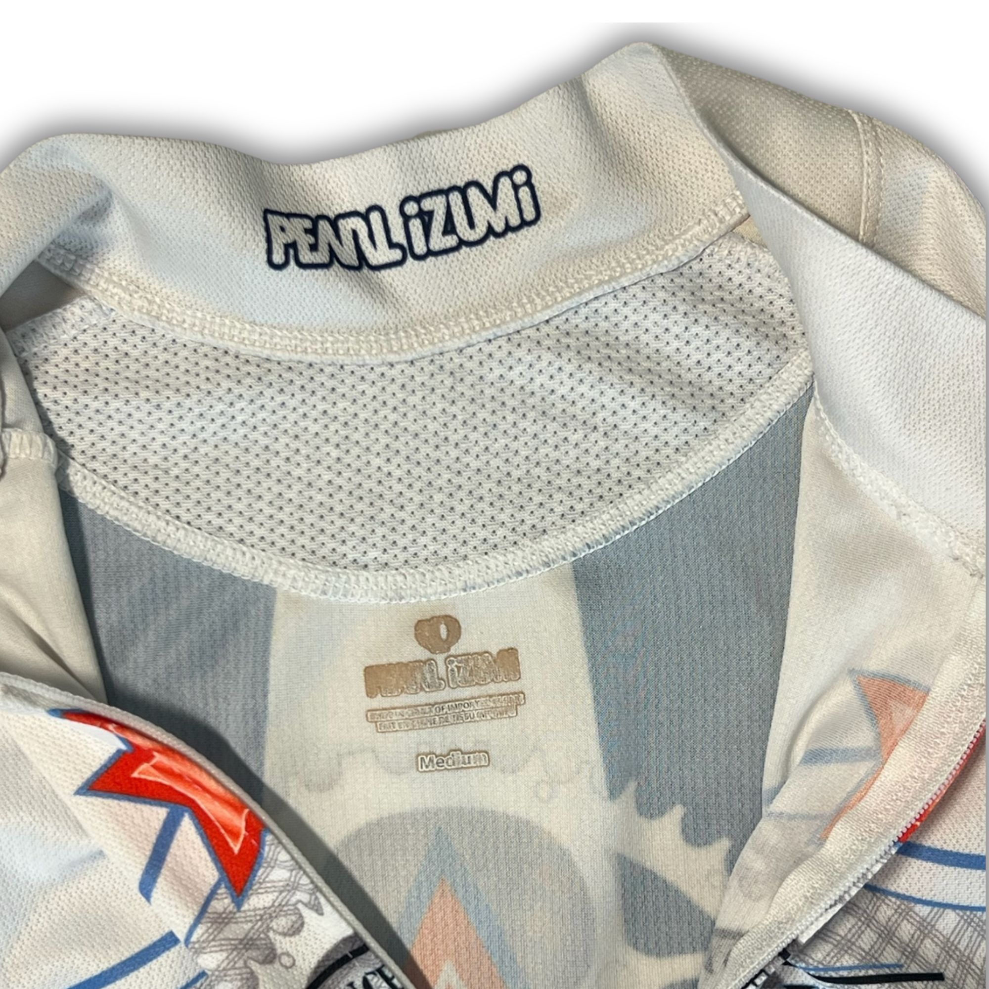 PEARL iZUMi Pearl Izumi Mens Cycling Jersey Medium Blue/White Star Desig Size US M / EU 48-50 / 2 - 5 Thumbnail