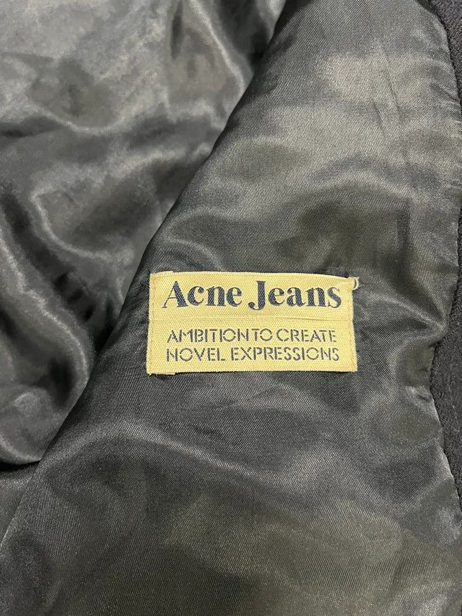 Acne Studios × Vintage AW2007 Acne Studios Wool Navy Bomber Size US M / EU 48-50 / 2 - 8 Thumbnail