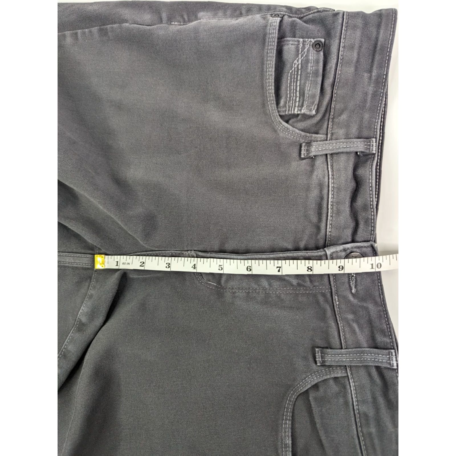 NYDJ VINTAGE NYDJ Not Your Daughters Jeans Legging Gray Denim Women's Jeans Size 10 Lift Tuck Size 32" / US 10 / IT 46 - 7 Thumbnail