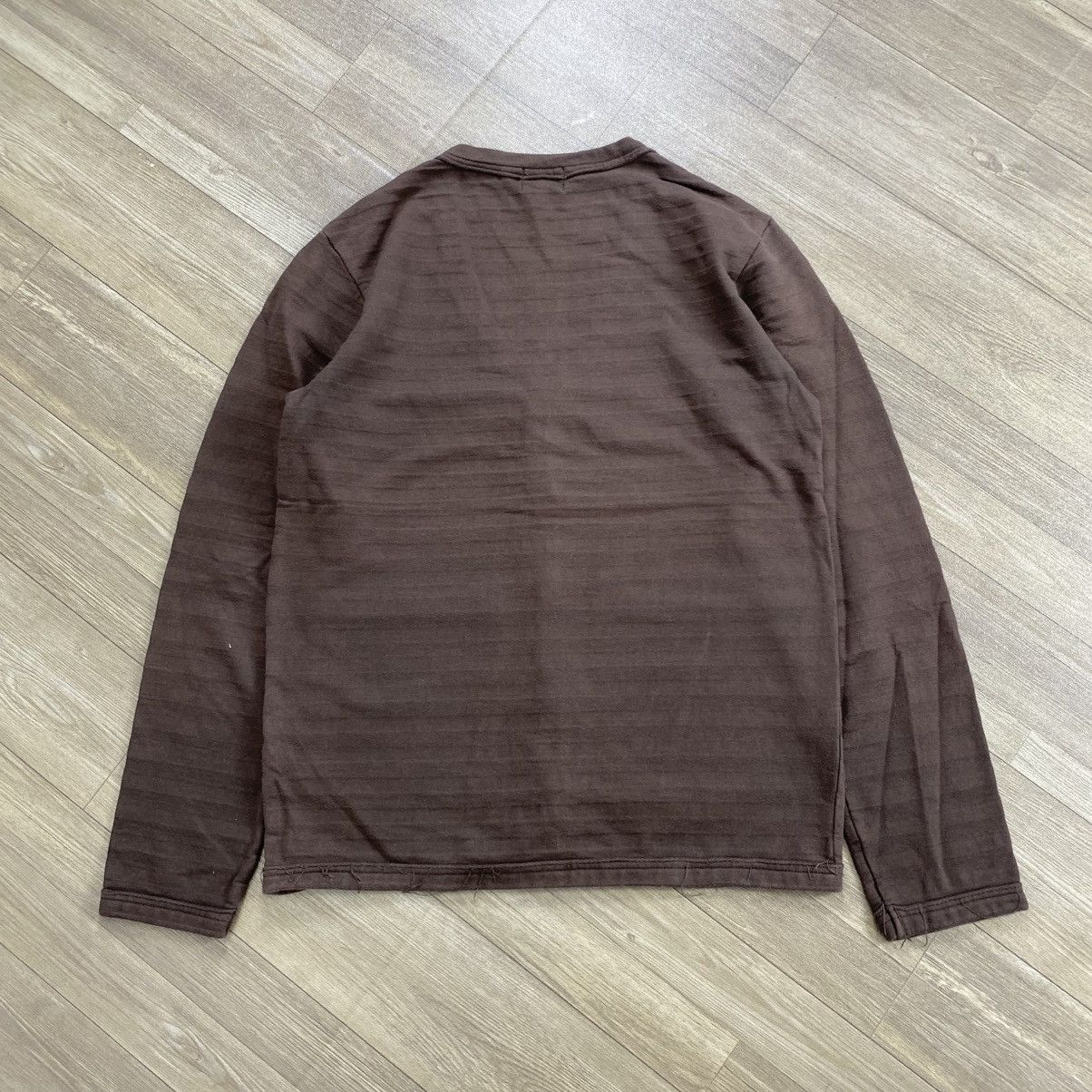 Takeo Kikuchi Vintage Takeo Kikuchi Distressed Brown Travis Scott Cardigan Size US M / EU 48-50 / 2 - 9 Thumbnail