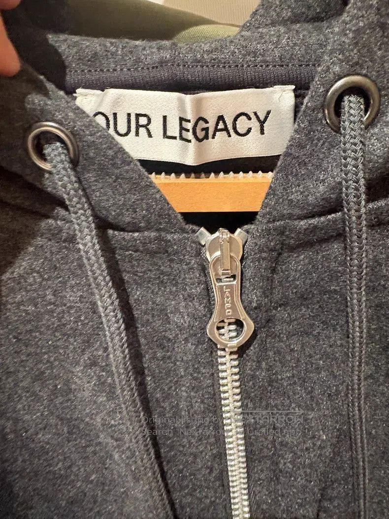 Our Legacy Our Legacy Mixed Material Hooded Zip-up Sweatshirt Size US M / EU 48-50 / 2 - 2 Thumbnail