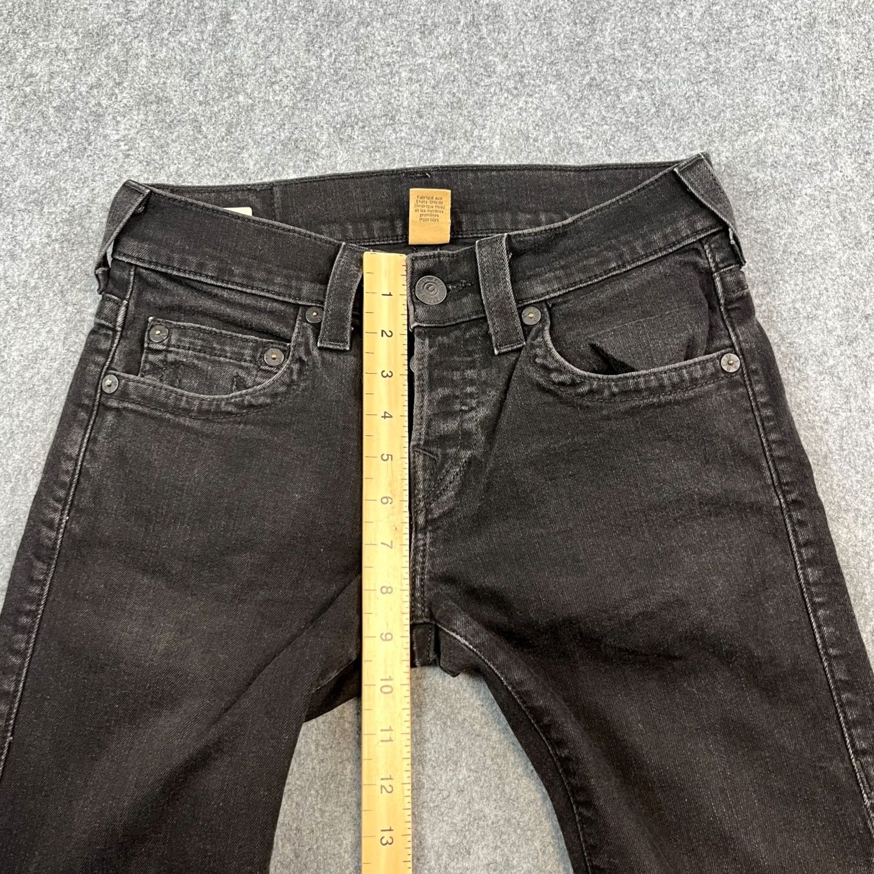 True Religion True Religion Jeans Slim Skinny 28 Dark Wash Rocco USA Made Denim 5-Pocket Mens Slim Size US 28 / EU 44 - 5 Thumbnail