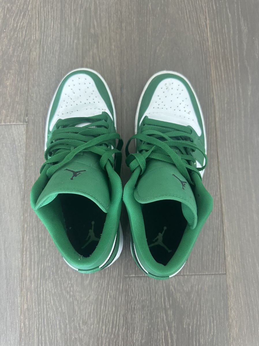 Jordan Brand × Nike Jordan 1 Low Pine green Size US 10.5 / EU 43-44 - 6 Thumbnail