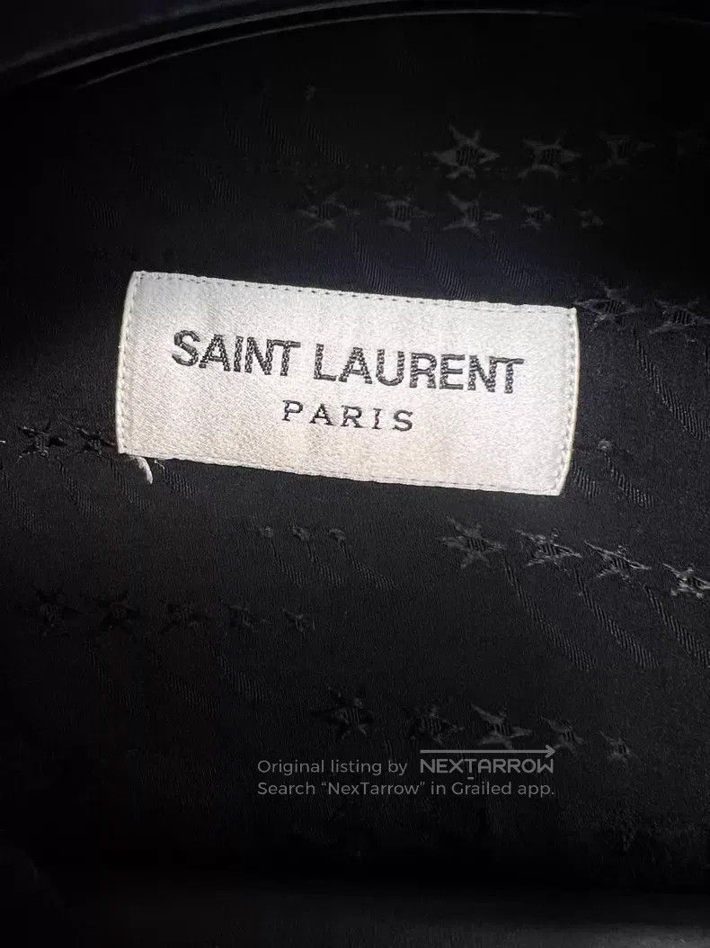 Saint Laurent Paris Saint Laurent Paris size 39 Black Cuban Collar Striped Sta Size US M / EU 48-50 / 2 - 3 Thumbnail