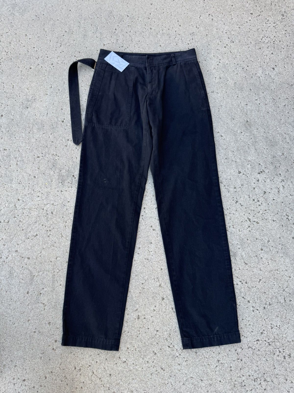 Dries Van Noten Dries Van Noten Strap Trousers Size US 30 / EU 46 - 1 Thumbnail