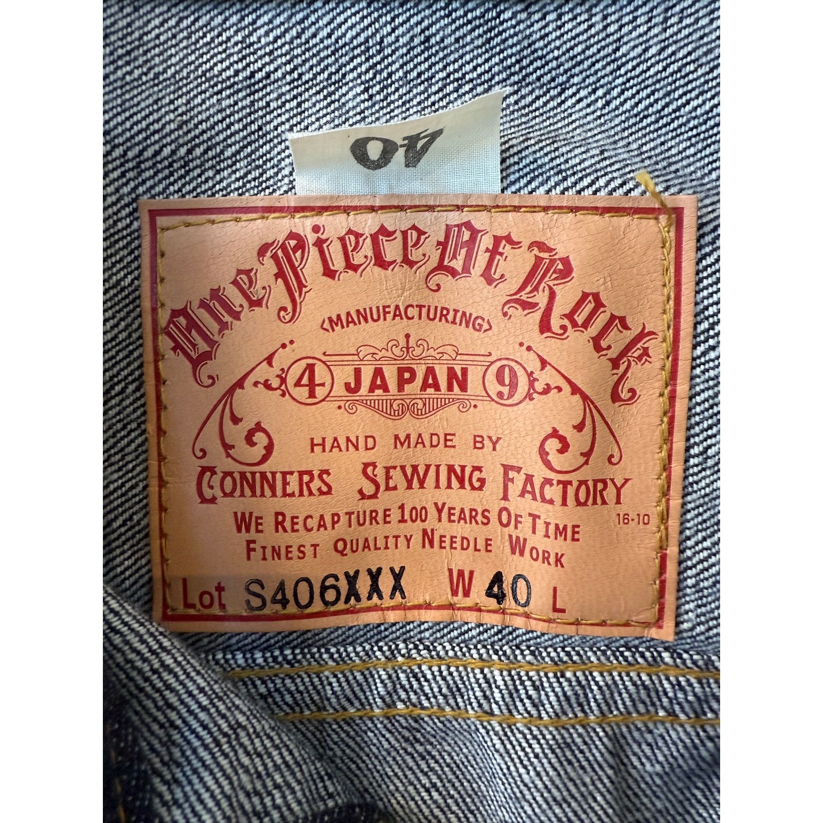 Japanese Brand One Piece of Rock Denim S406XXX WW2 San Francisco Jacket Size US M / EU 48-50 / 2 - 3 Thumbnail
