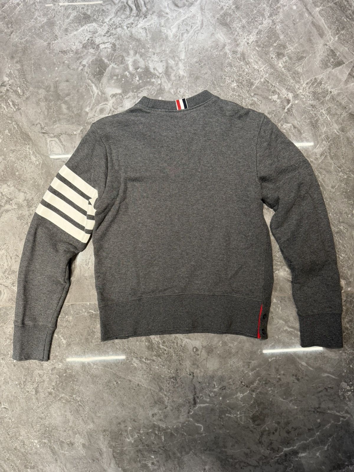 Thom Browne Thom Browne Classic Loopback 4-Bar Sweatshirt Size US XS / EU 42 / 0 - 2 Thumbnail