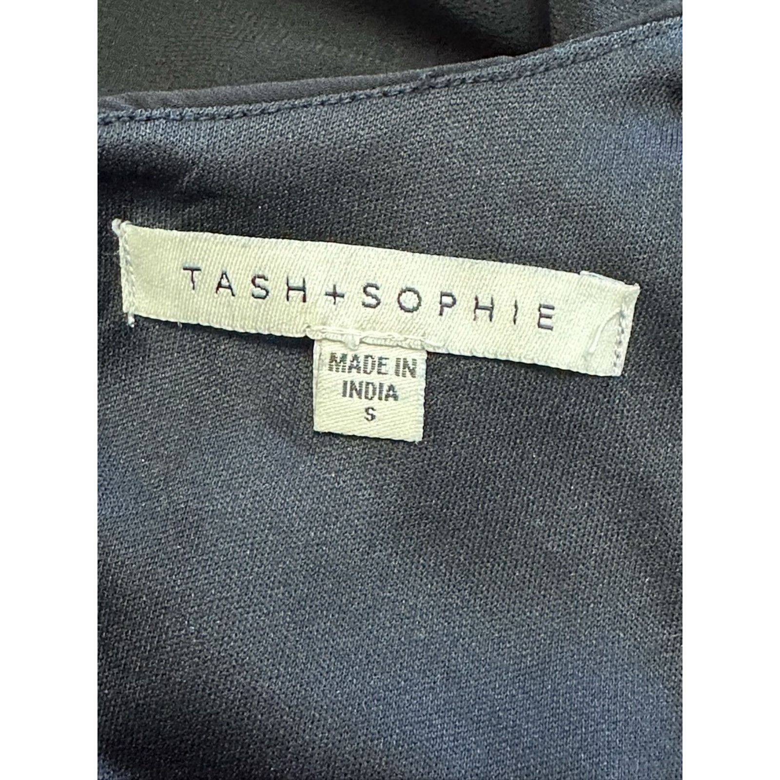 Other Tash + Sophie Popover Blouson Dress Black Lined Sleeveless S Size S / US 4 / IT 40 - 8 Thumbnail
