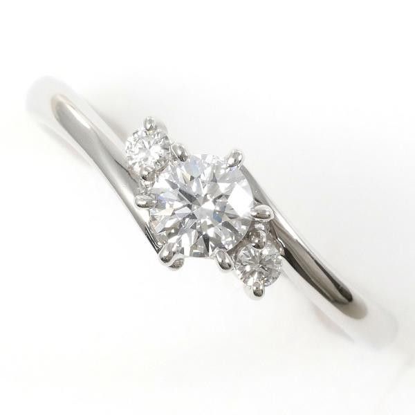Other Other PT900 Platinum Diamond Ring 10.5 Size Metal Ring in Great Condition Size ONE SIZE - 1 Thumbnail