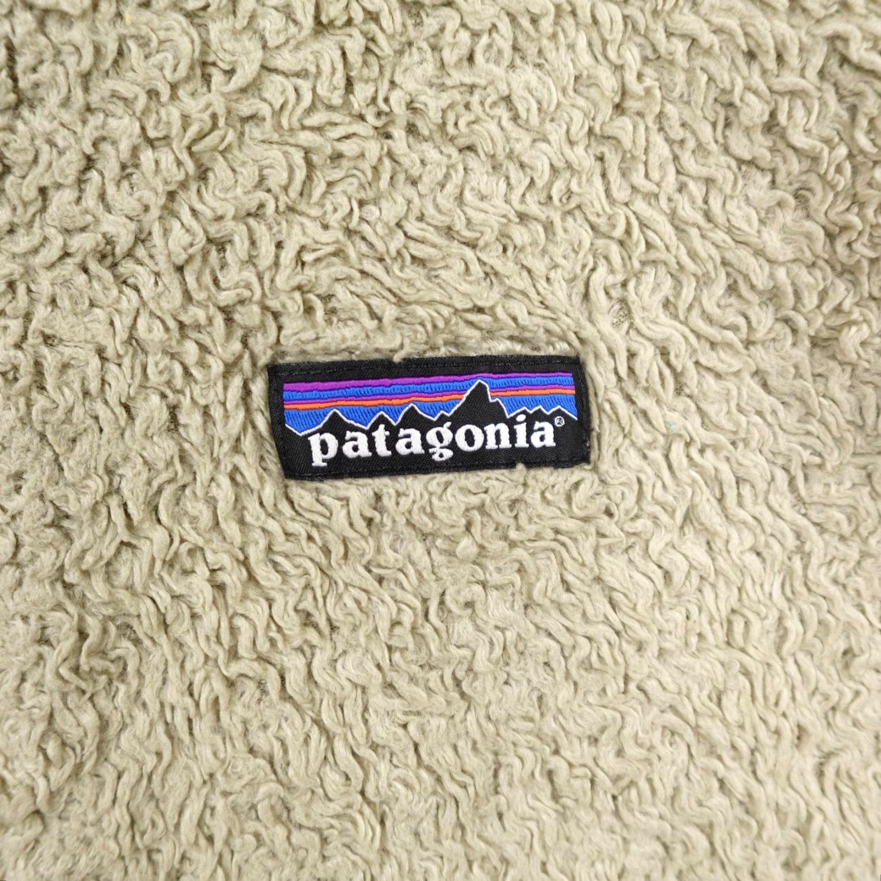 Patagonia Patagonia Vest Womens Large Beige Oatmeal Los Gatos Fleece Sherpa High Pile Zip Mid-Length Casual Travel Size L / US 10 / IT 46 - 3 Thumbnail