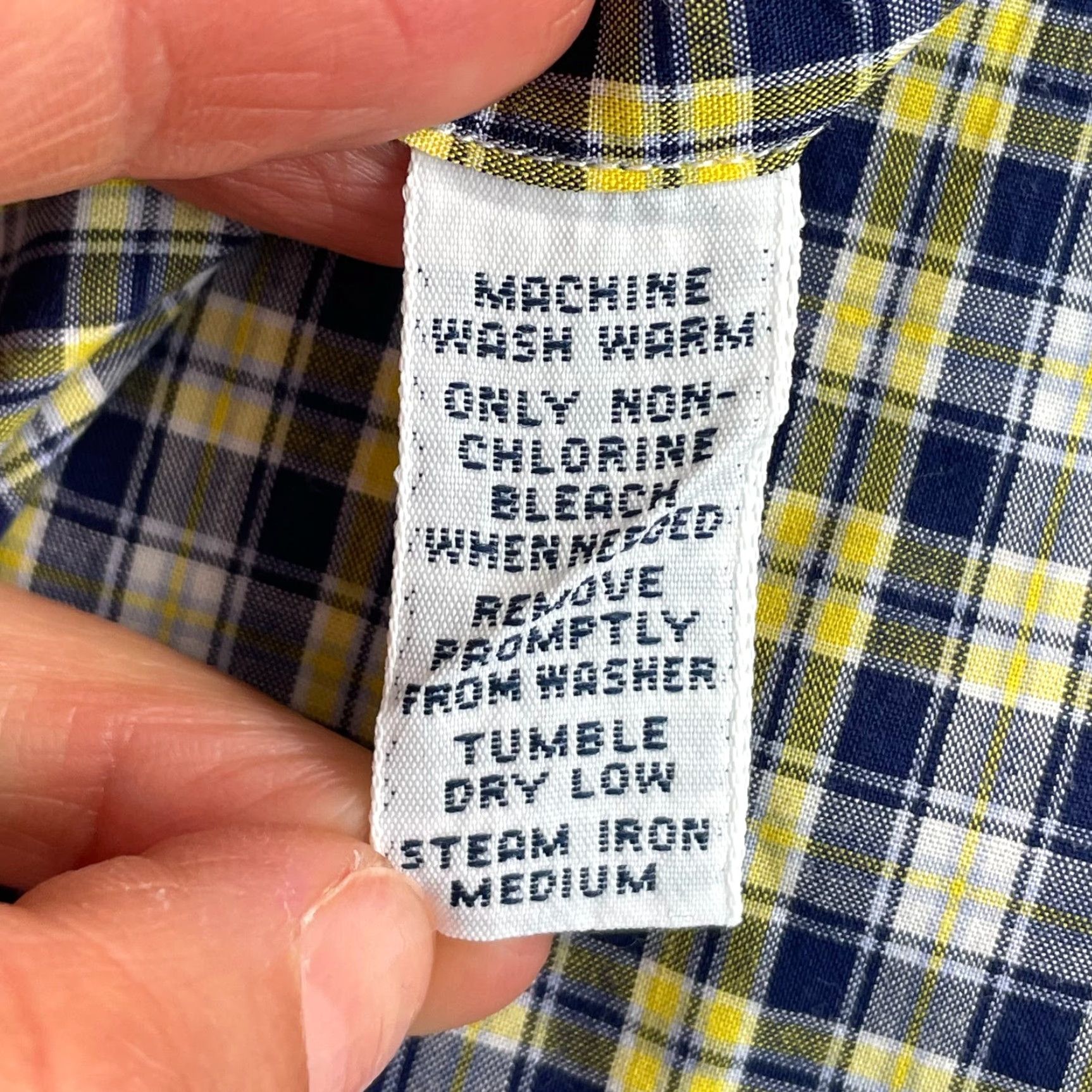Polo Ralph Lauren Polo Ralph Lauren Blake Shirt Men M Plaid Blue Yellow Button-Up Short Sleeve Preppy Vintage? Size US M / EU 48-50 / 2 - 7 Thumbnail